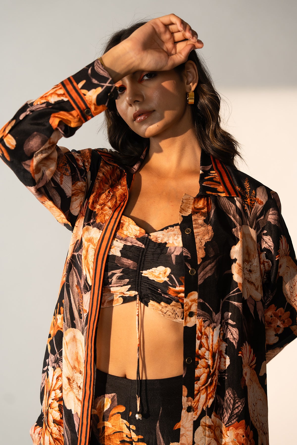 Co-Ord with Pleated Pants