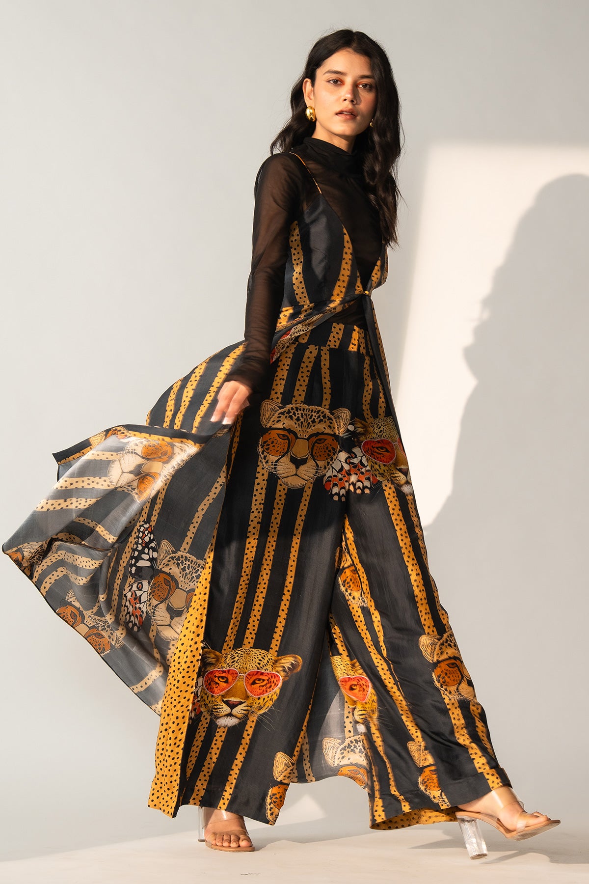 V NECK MAXI TOP