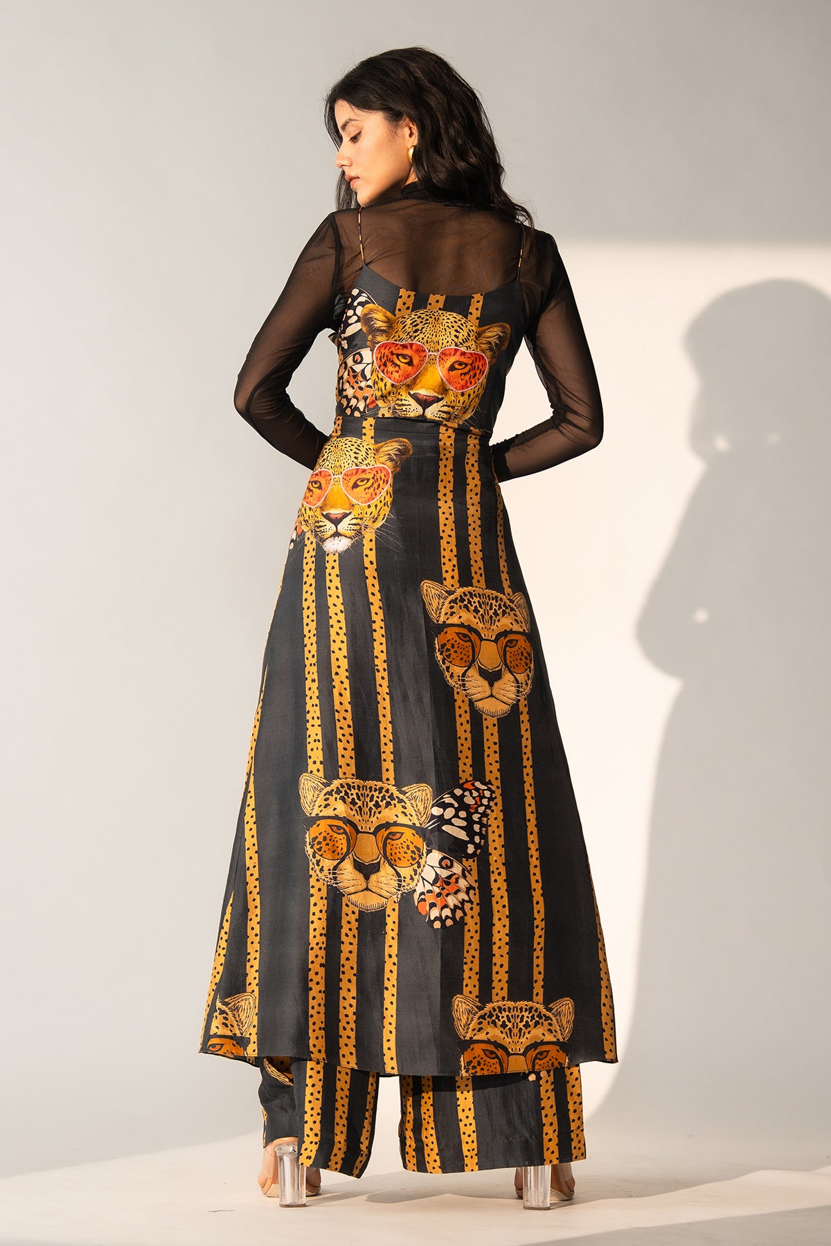 V NECK MAXI TOP