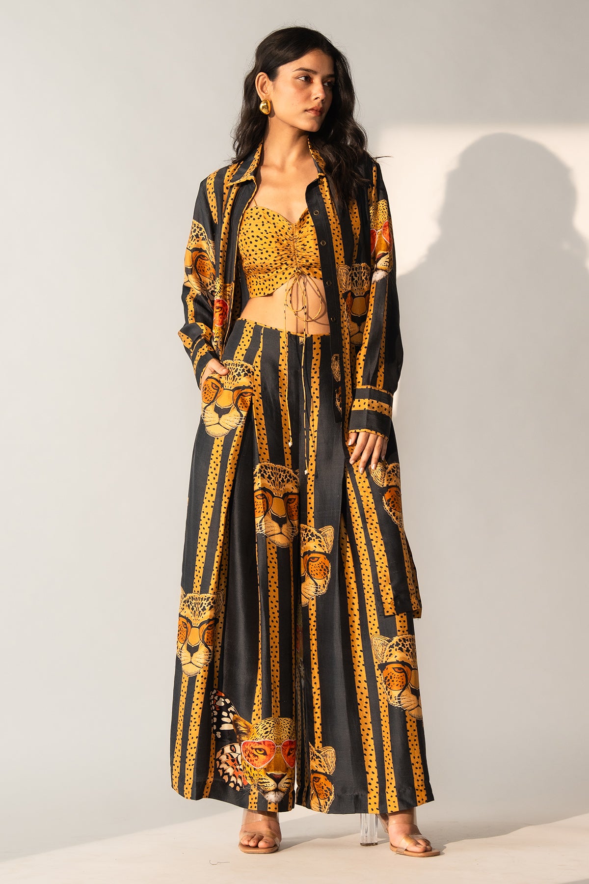 CO-ORD WITH PLEATED PANTS