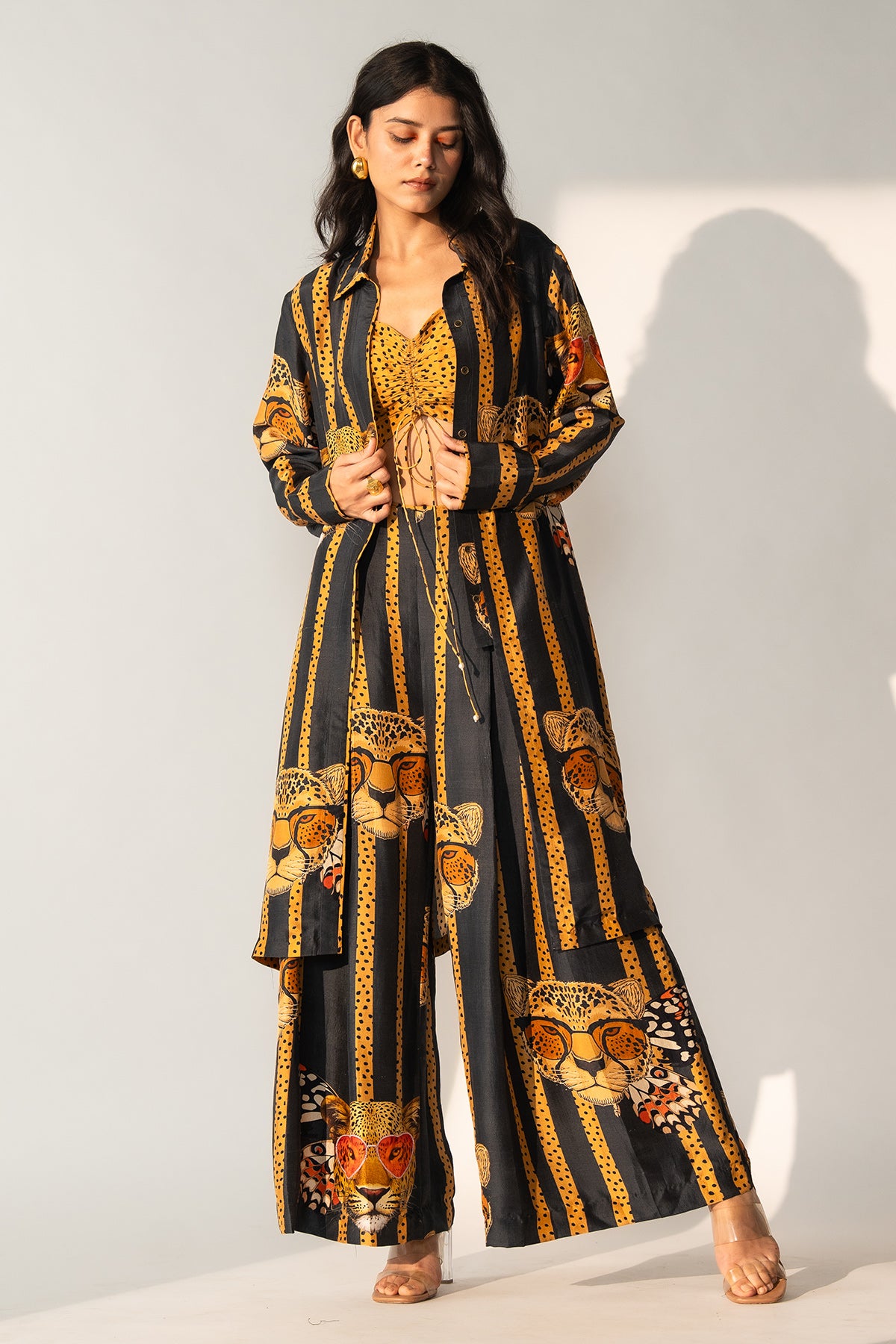 CO-ORD WITH PLEATED PANTS