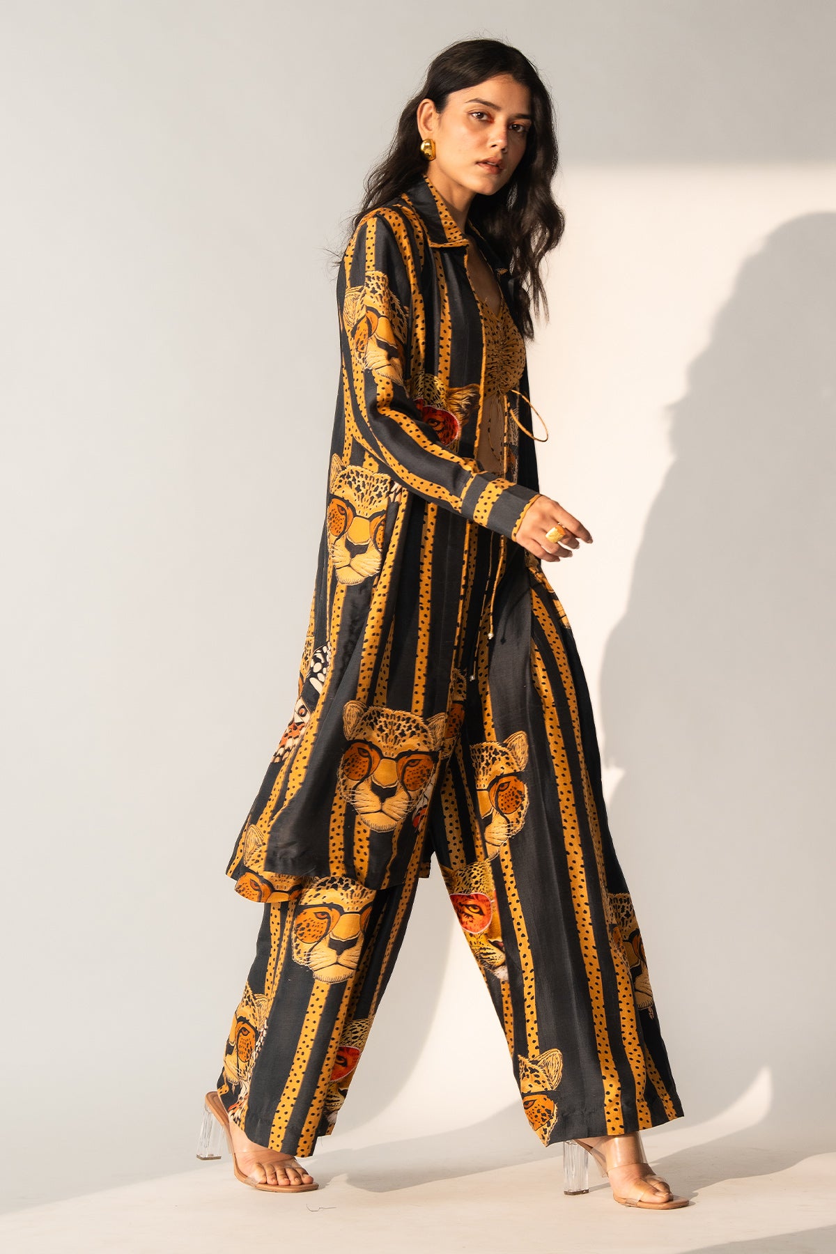 CO-ORD WITH PLEATED PANTS