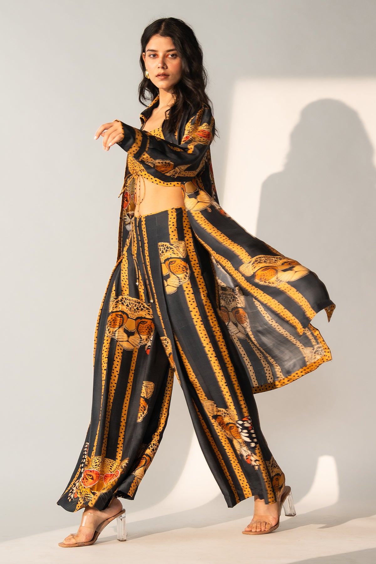 CO-ORD WITH PLEATED PANTS
