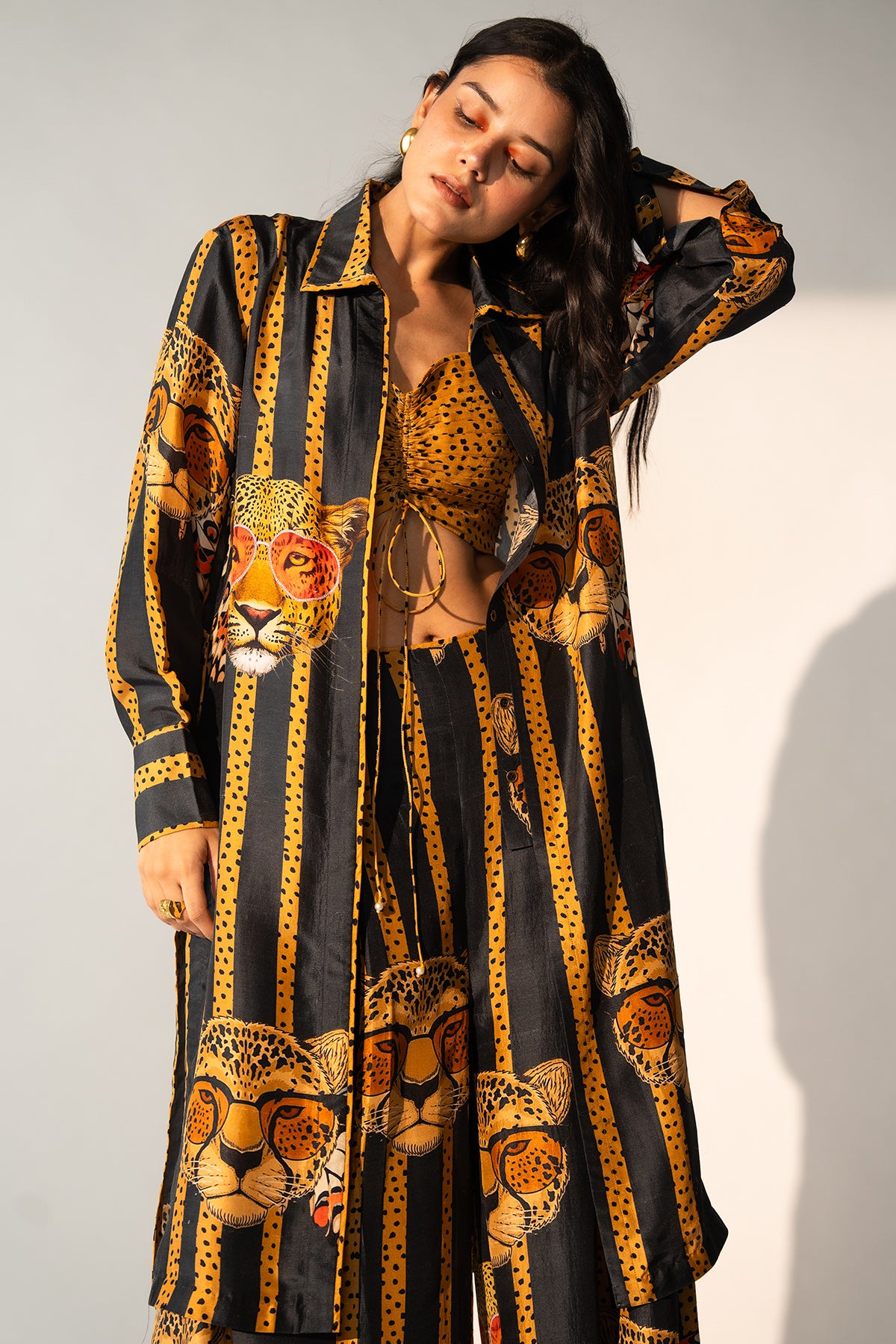 CO-ORD WITH PLEATED PANTS