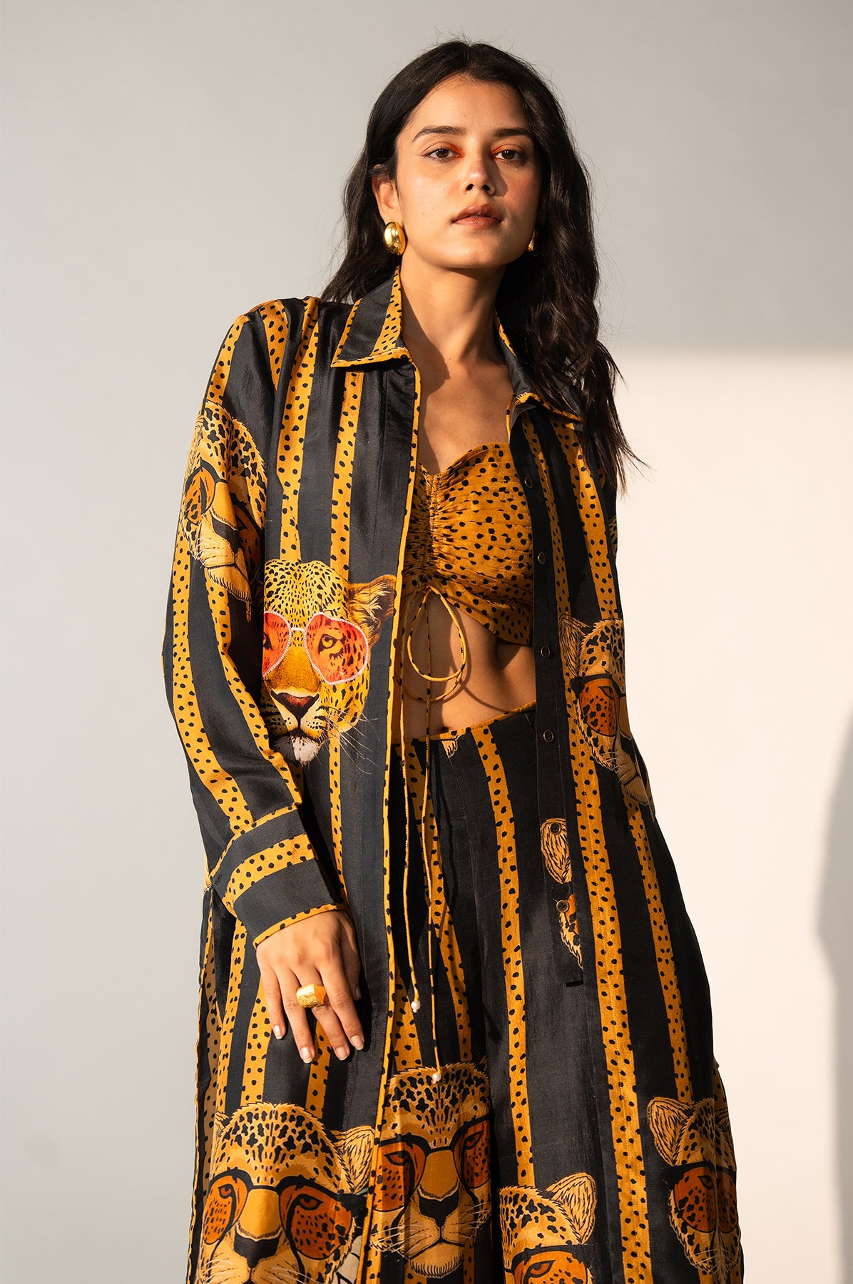 CO-ORD WITH PLEATED PANTS
