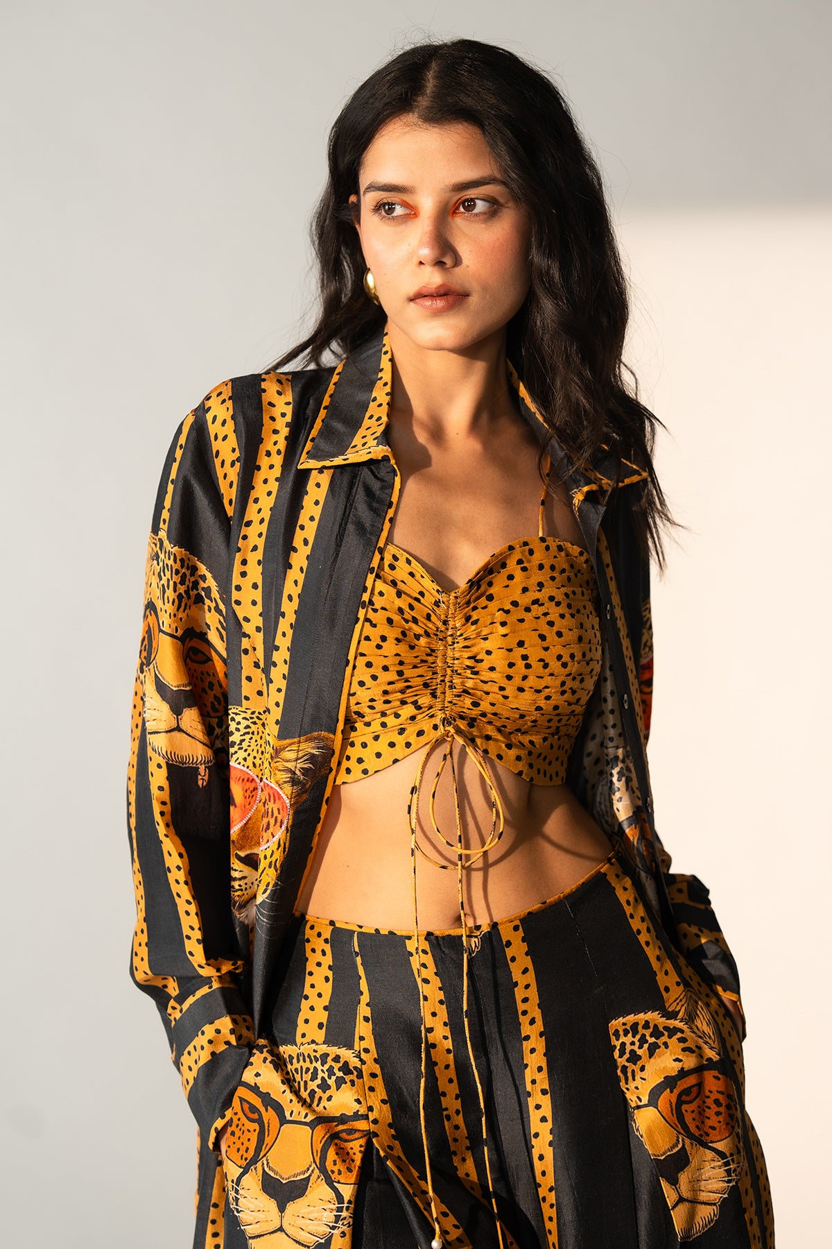 CO-ORD WITH PLEATED PANTS