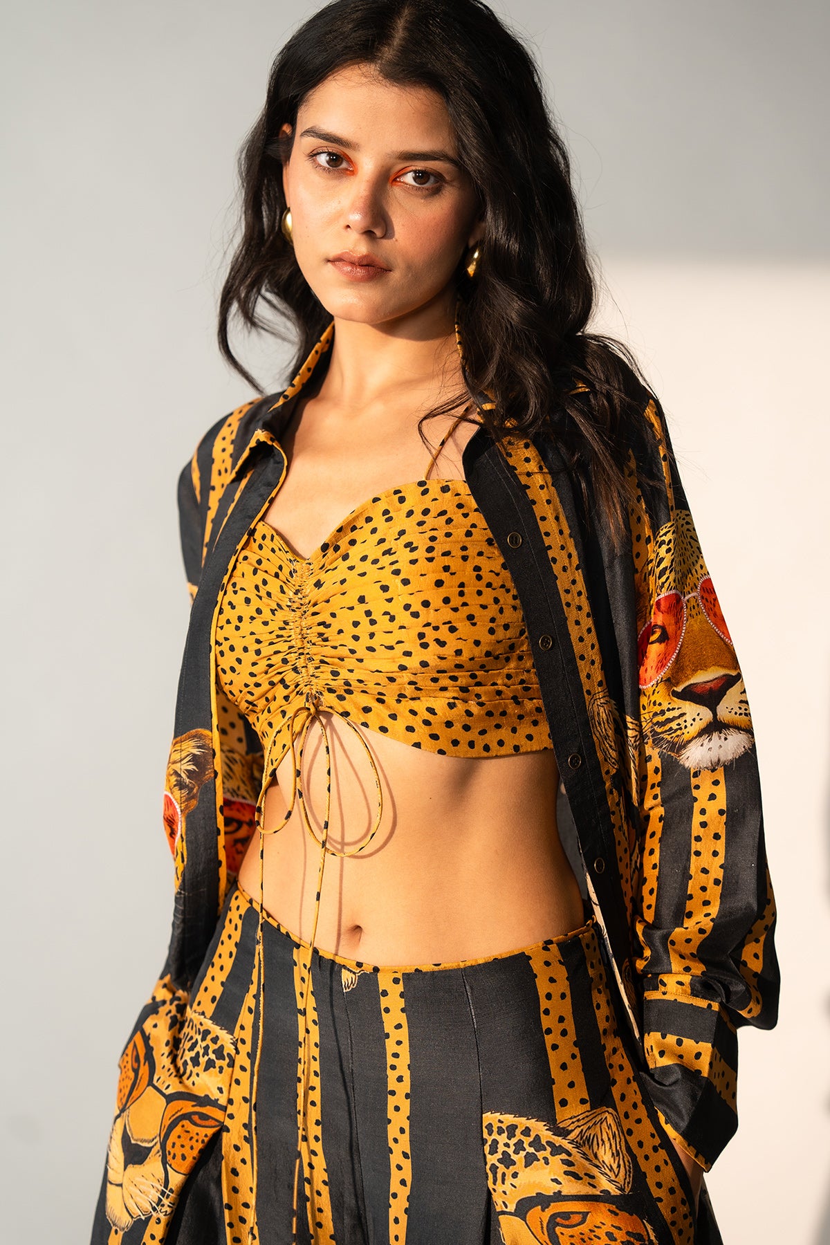 CO-ORD WITH PLEATED PANTS