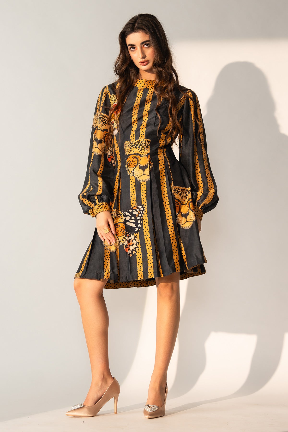 PLEATED DRESS