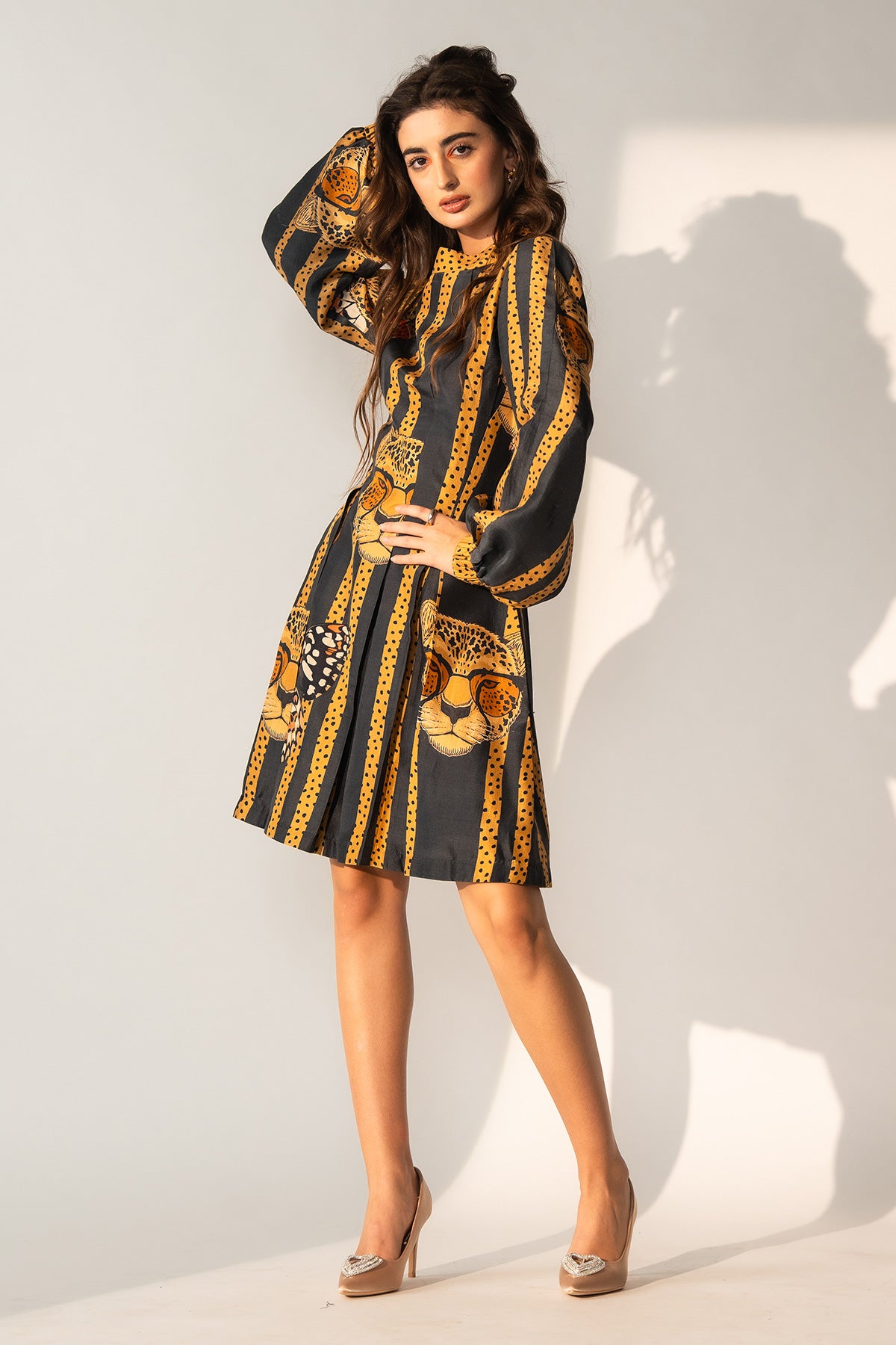 PLEATED DRESS