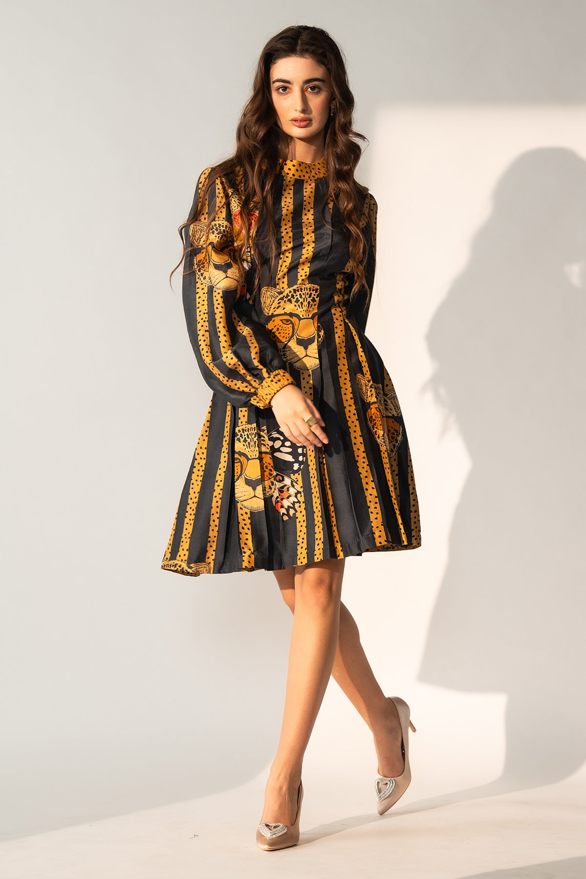 PLEATED DRESS