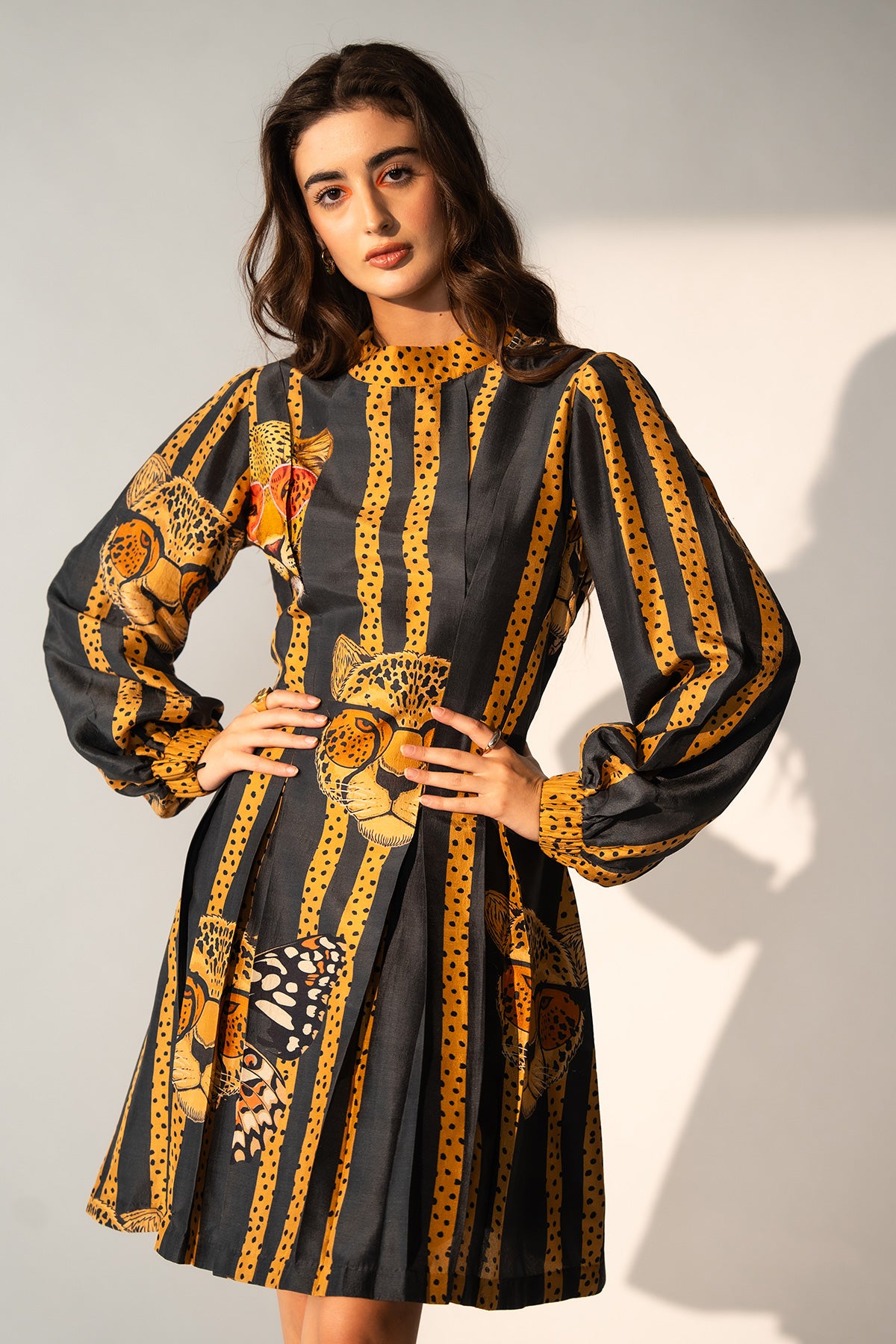 PLEATED DRESS
