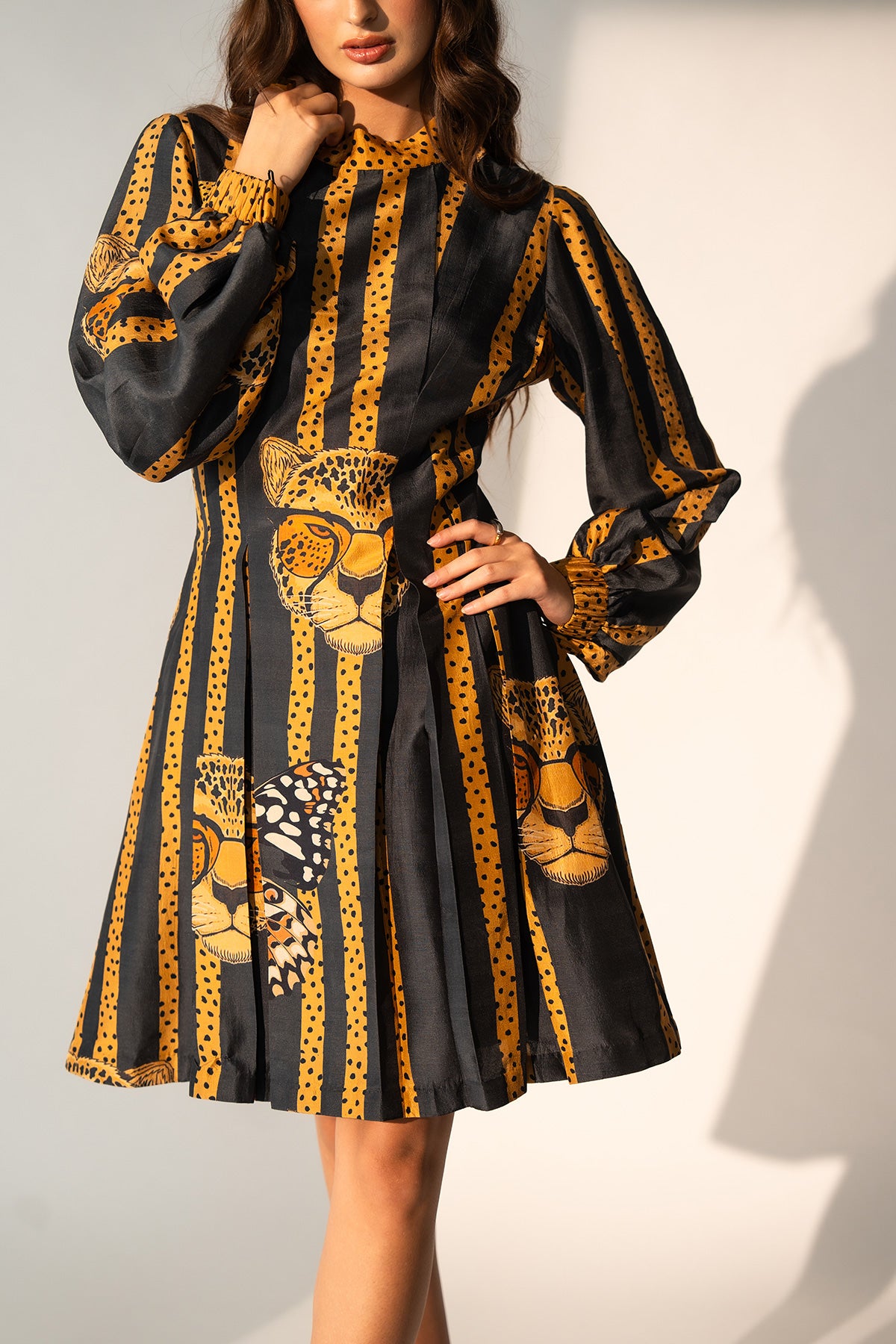 PLEATED DRESS