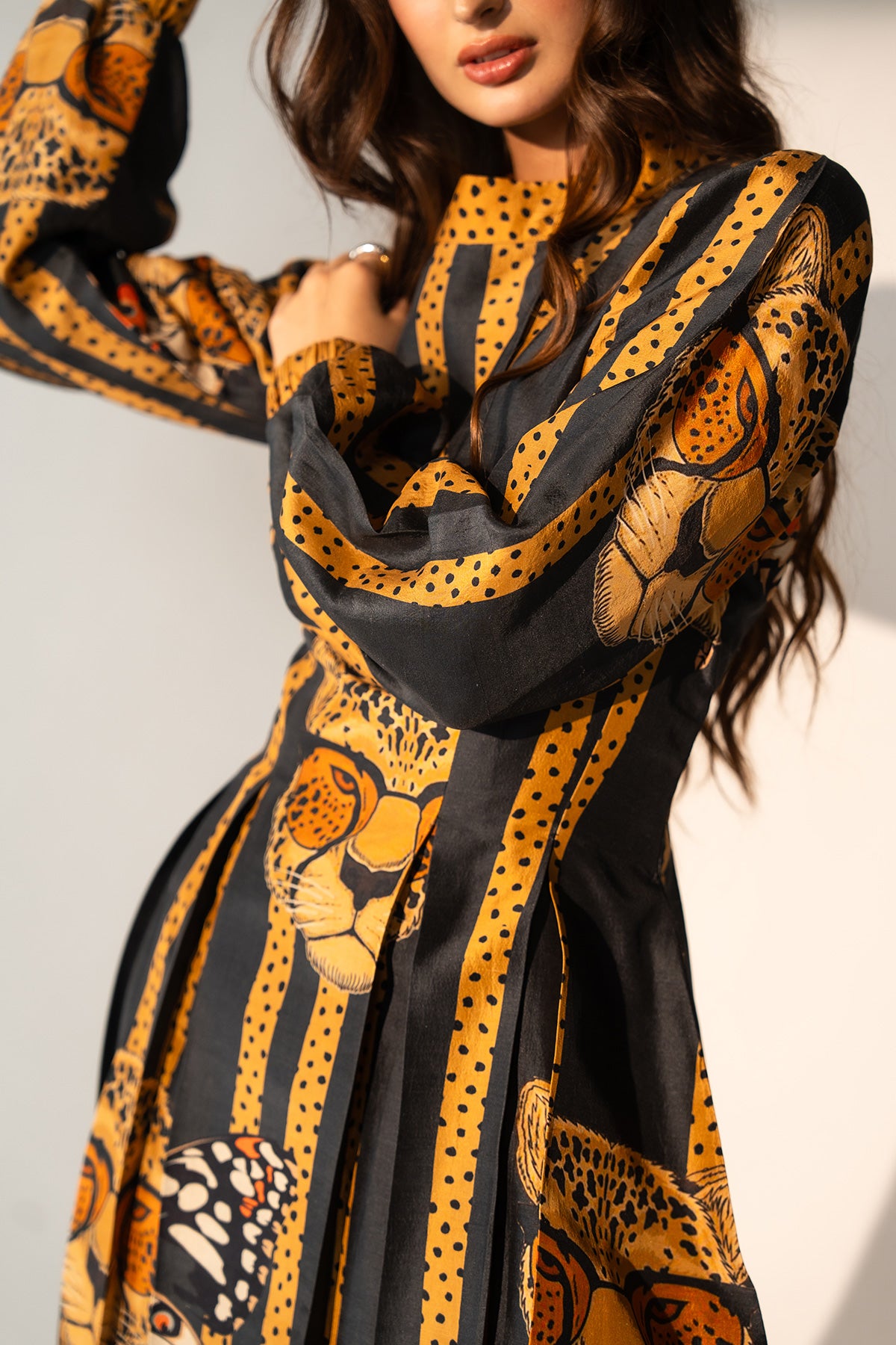 PLEATED DRESS