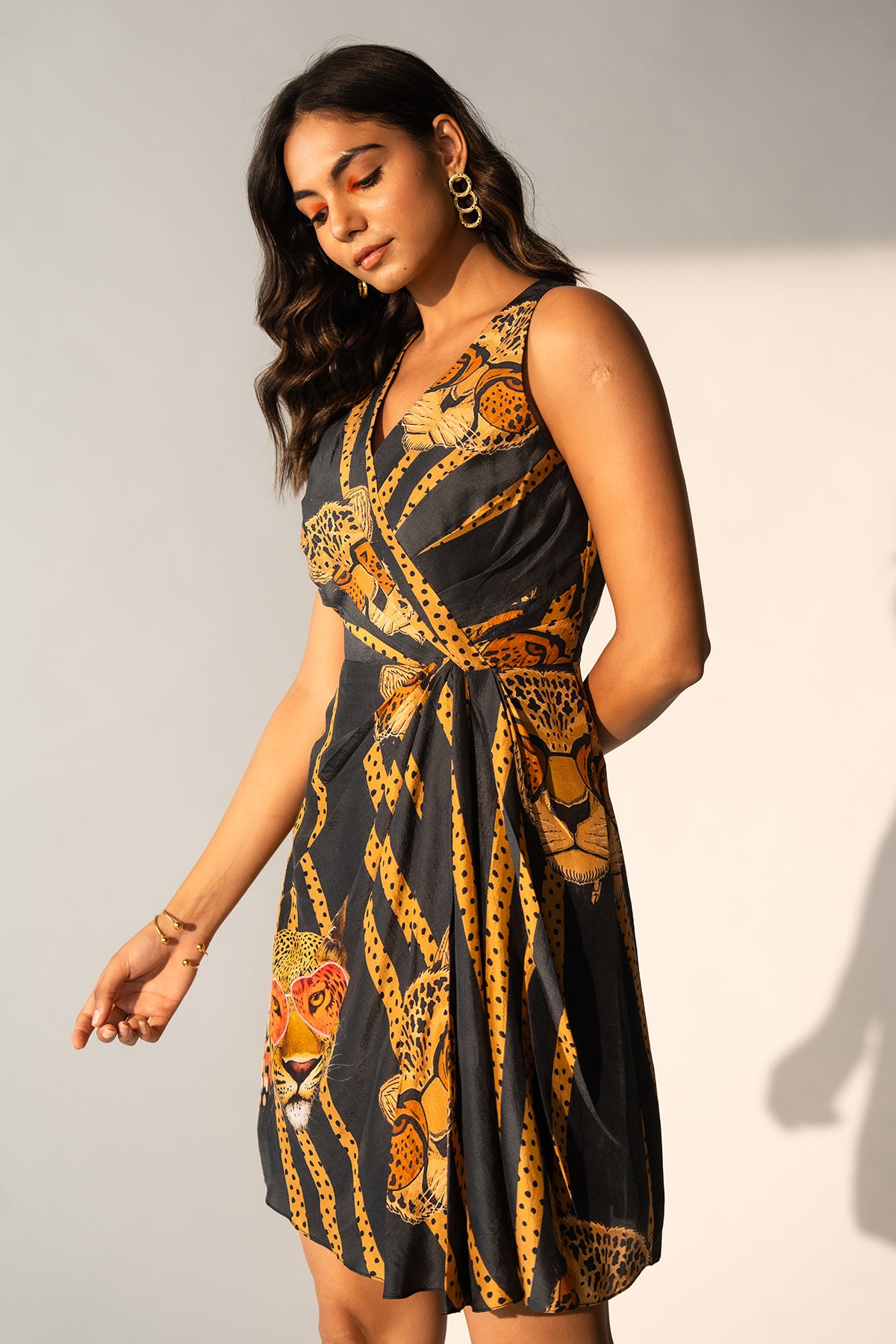 GATHERED FORMAL DRESS
