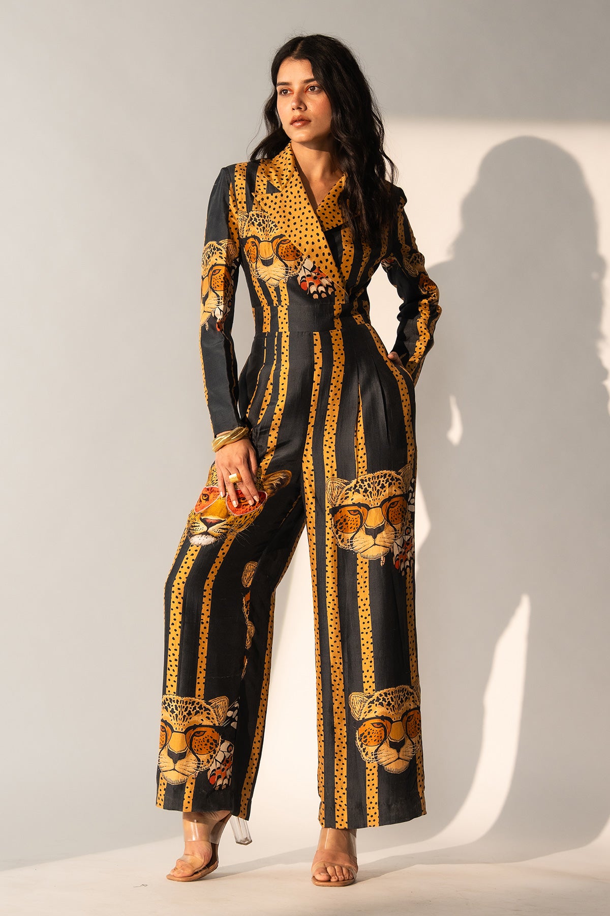TUXEDO JUMPSUIT