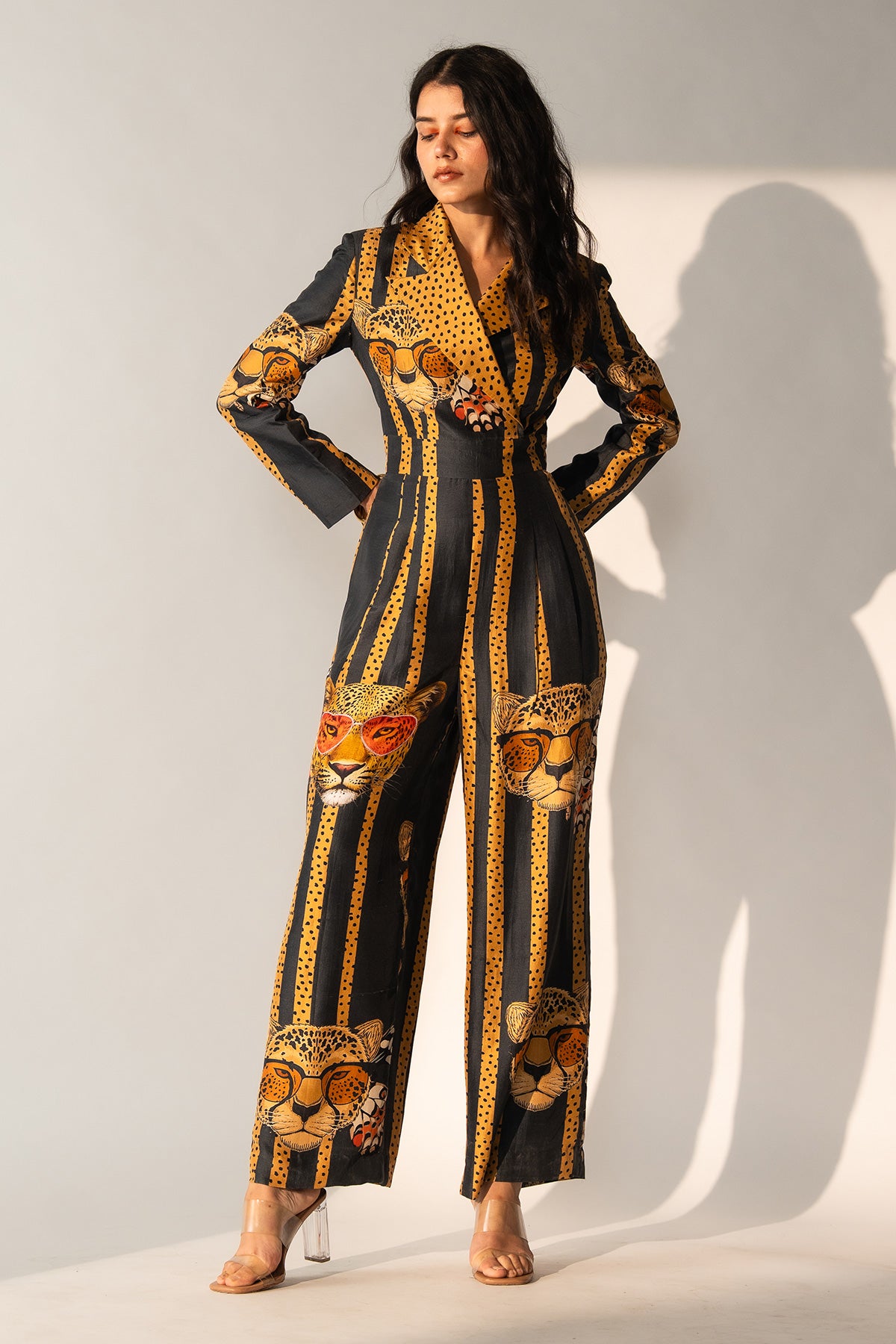 TUXEDO JUMPSUIT