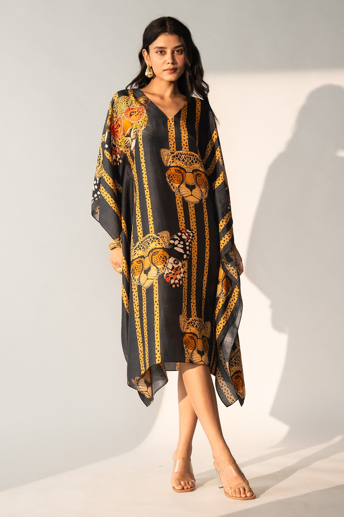 V NECK KAFTAN