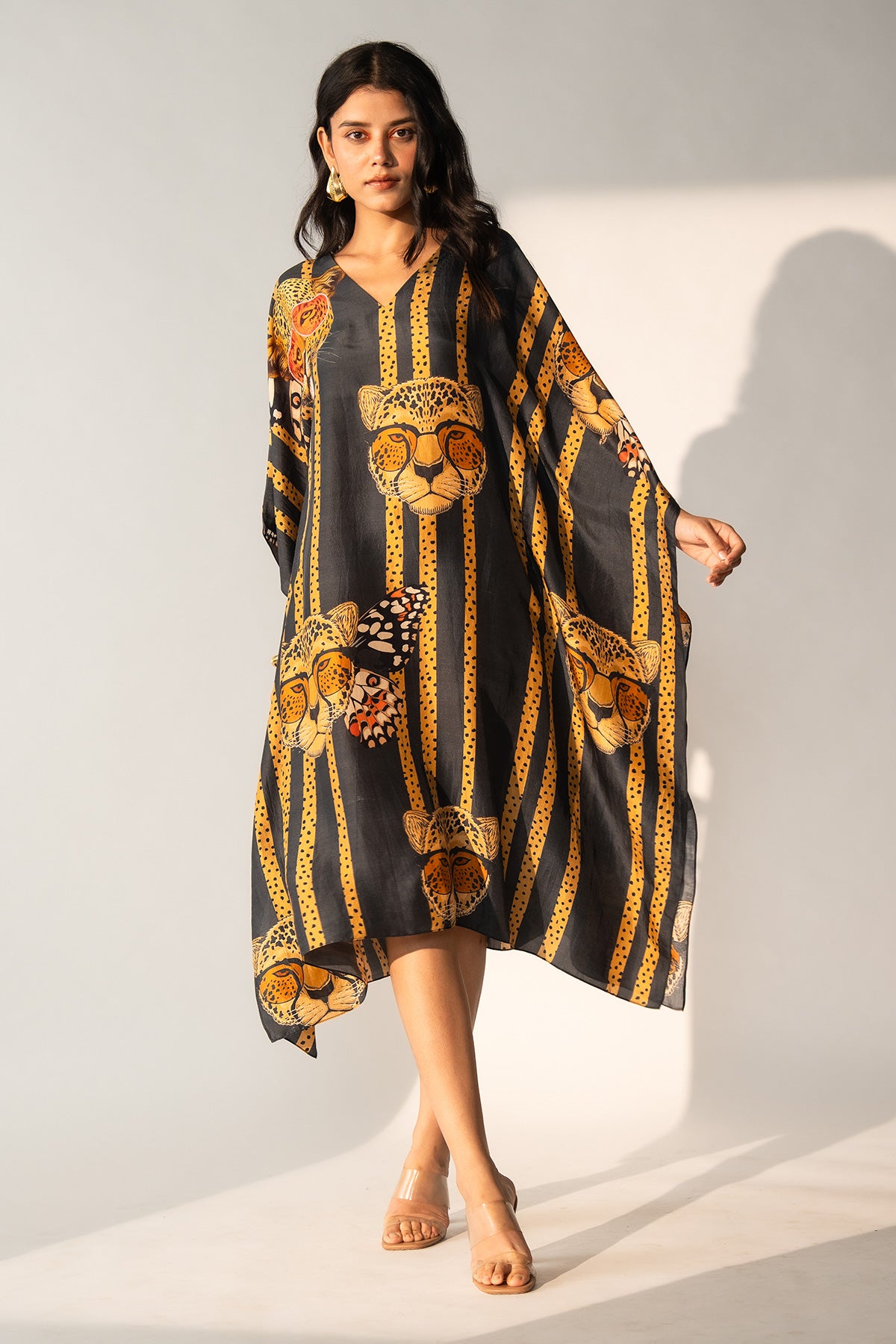 V NECK KAFTAN