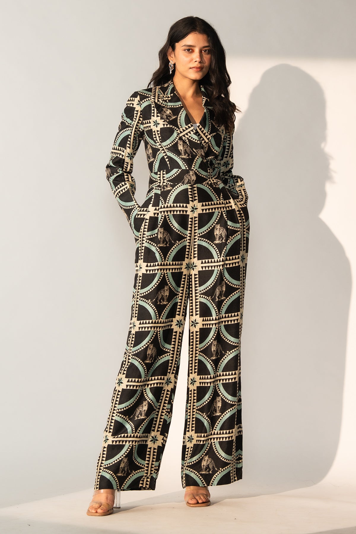 Tuxedo Jumpsuit