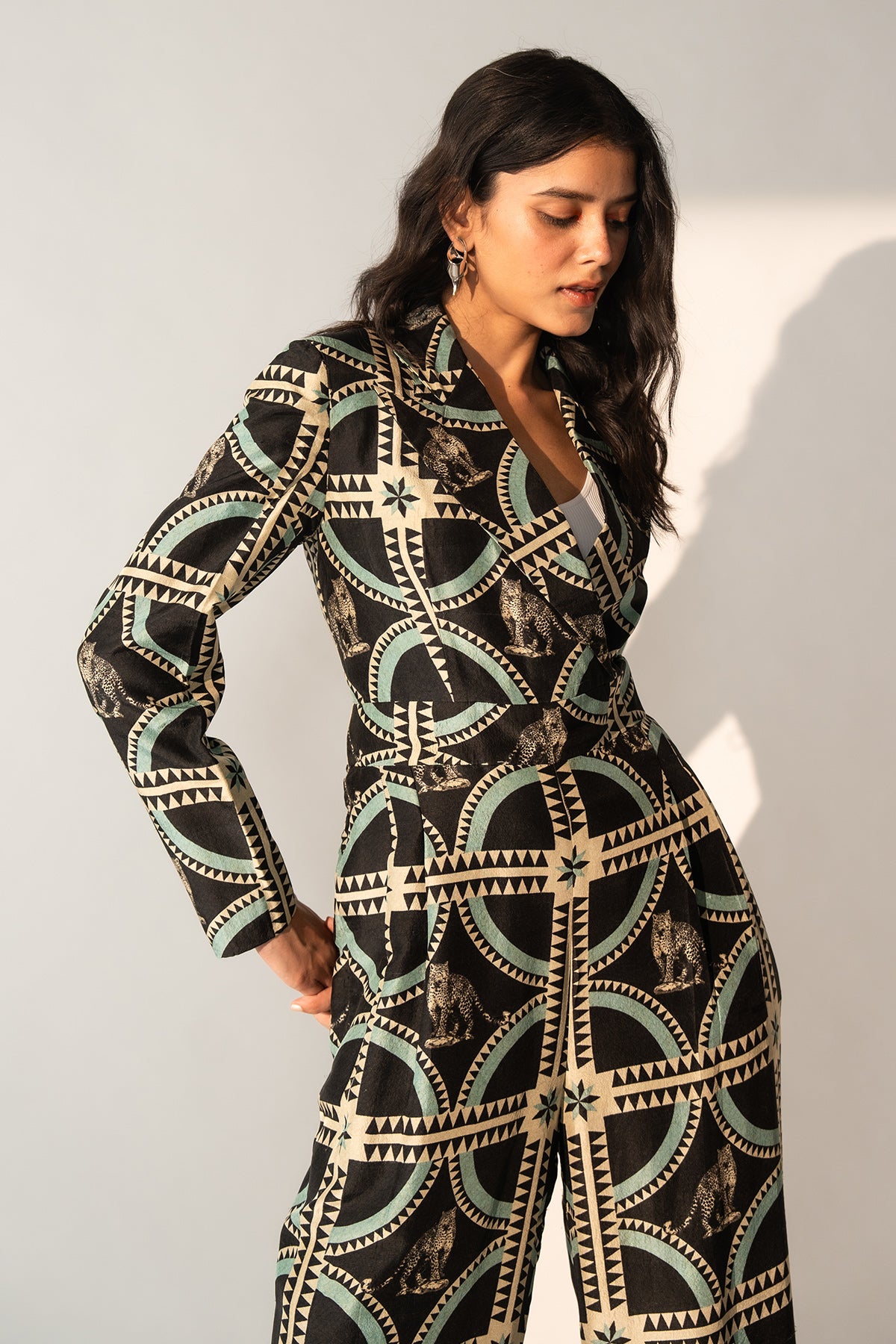 Tuxedo Jumpsuit