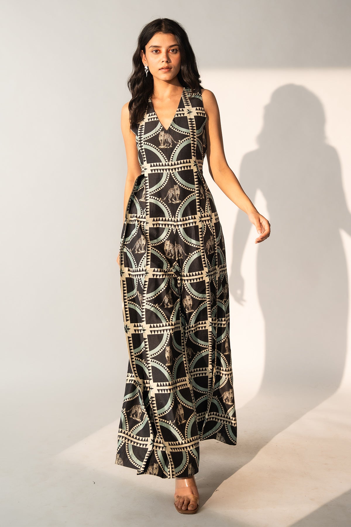Pleated Jumpsuit
