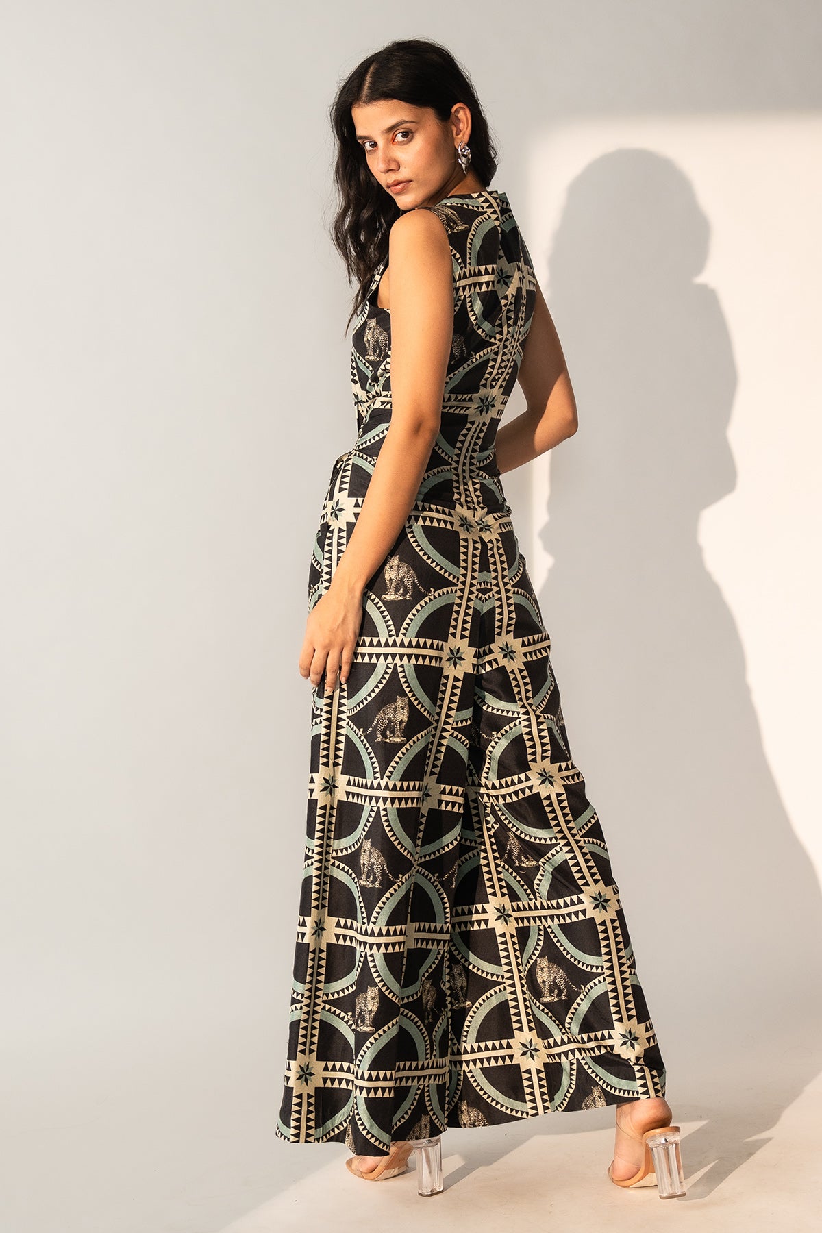 Pleated Jumpsuit