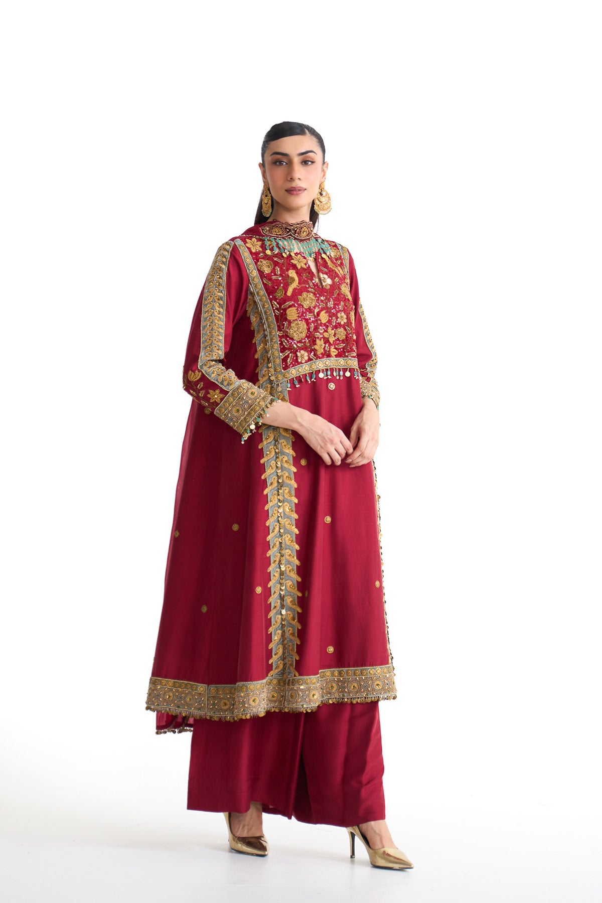 Golden story suit set