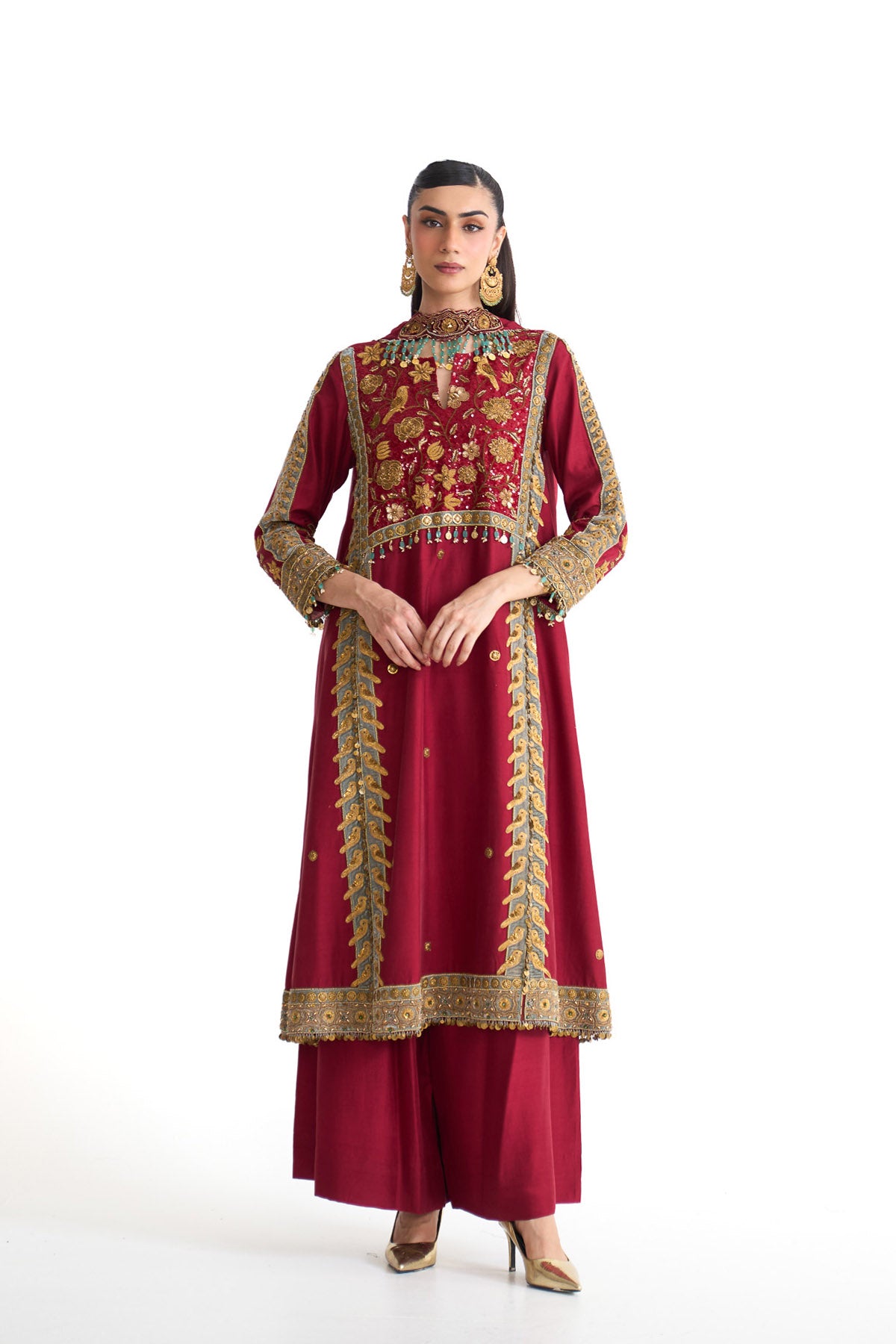 Golden story suit set