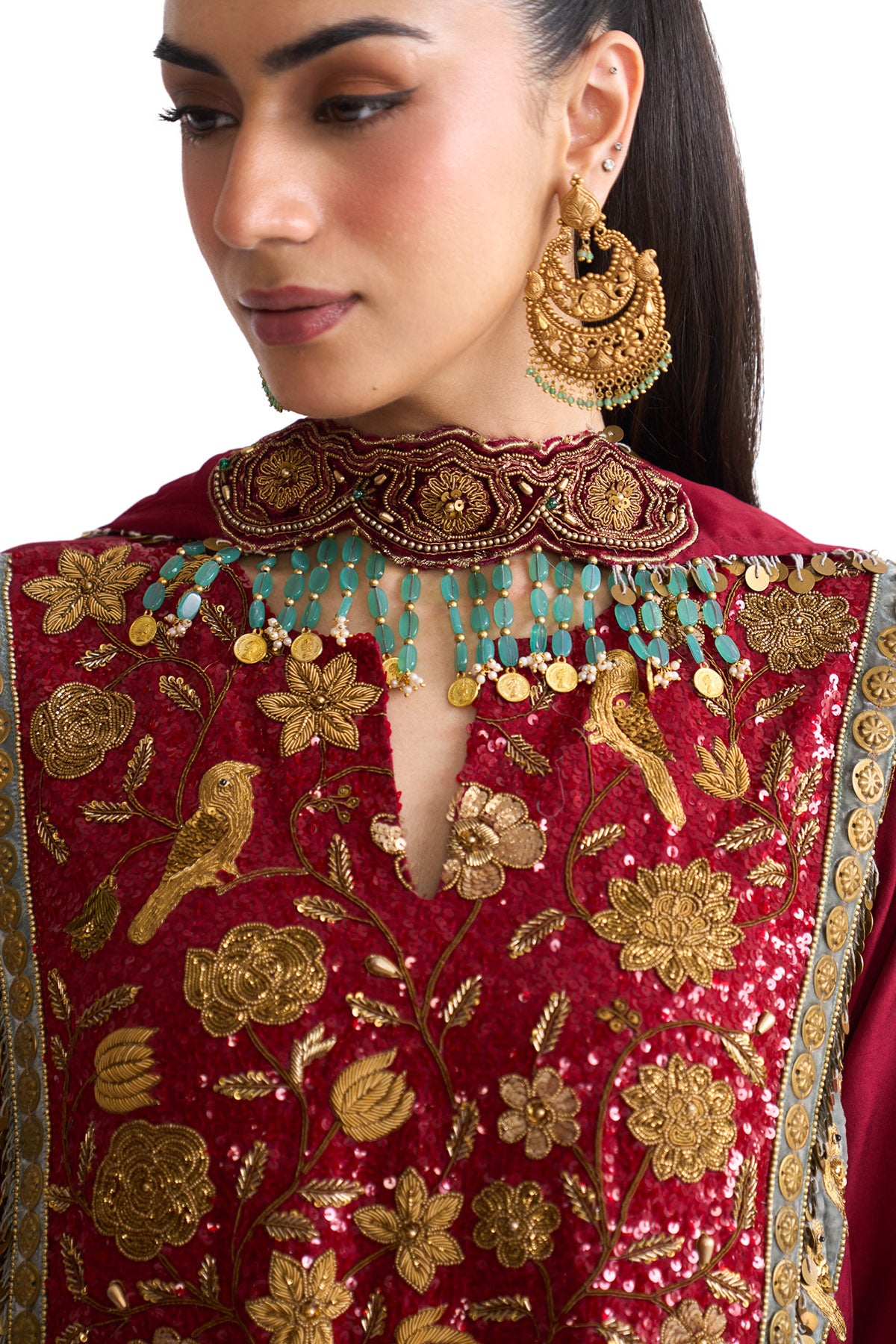 Golden story suit set