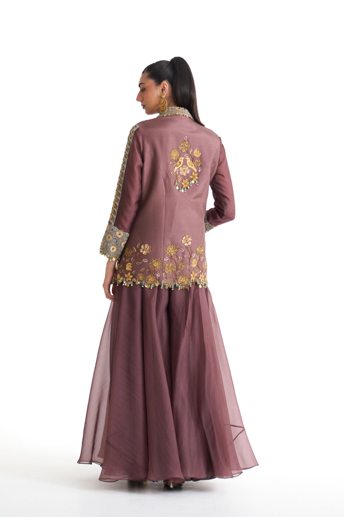 Golden story heavy jacket and sharara