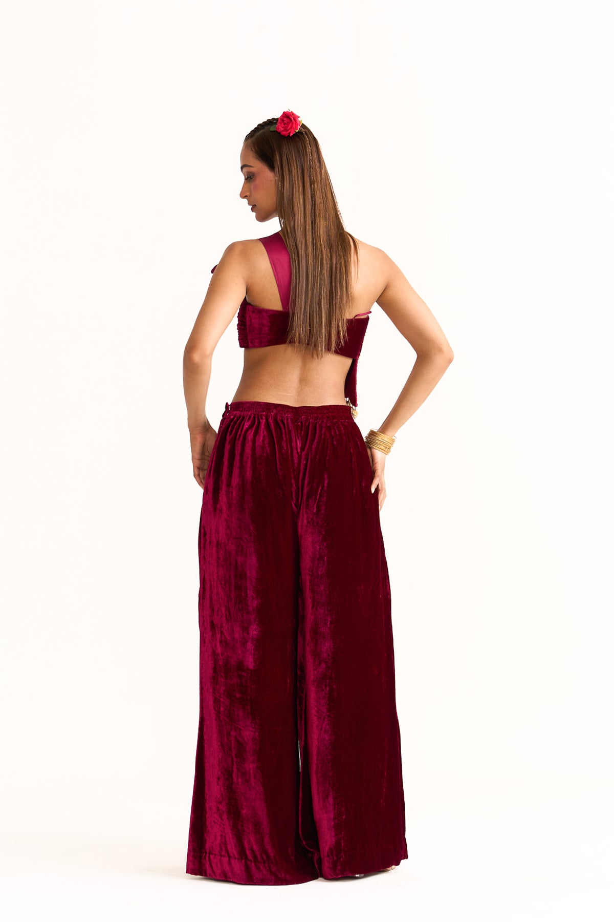 One shoulder top set