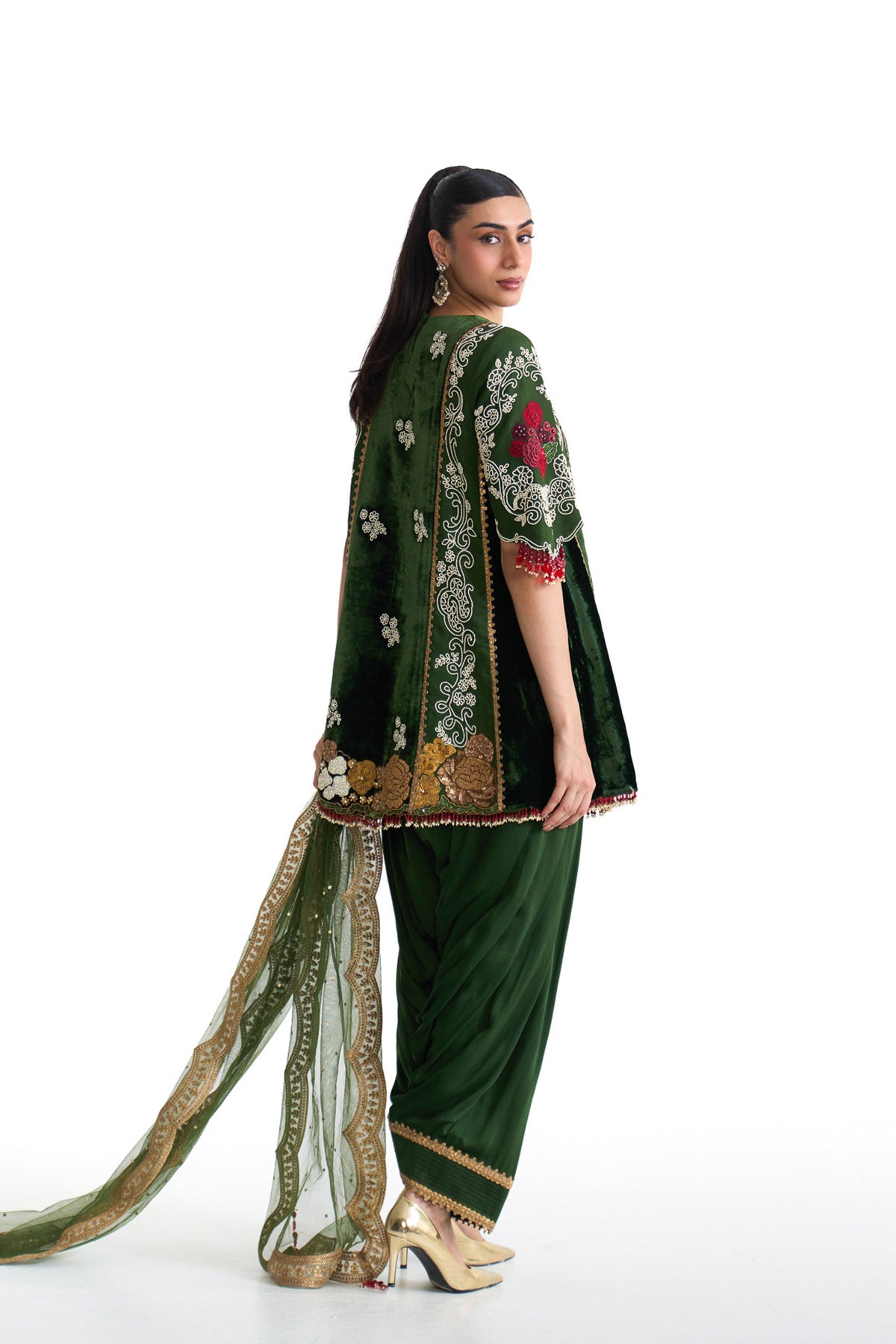 Jade flare suit set