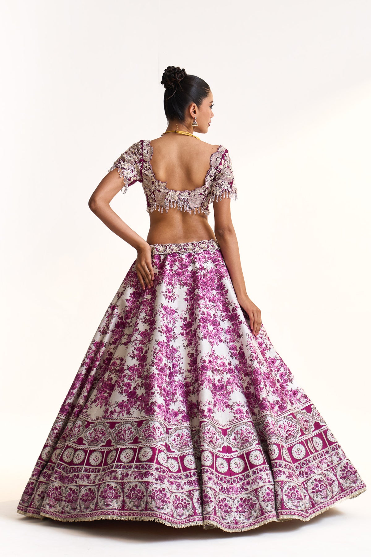 Pink moon lehenga