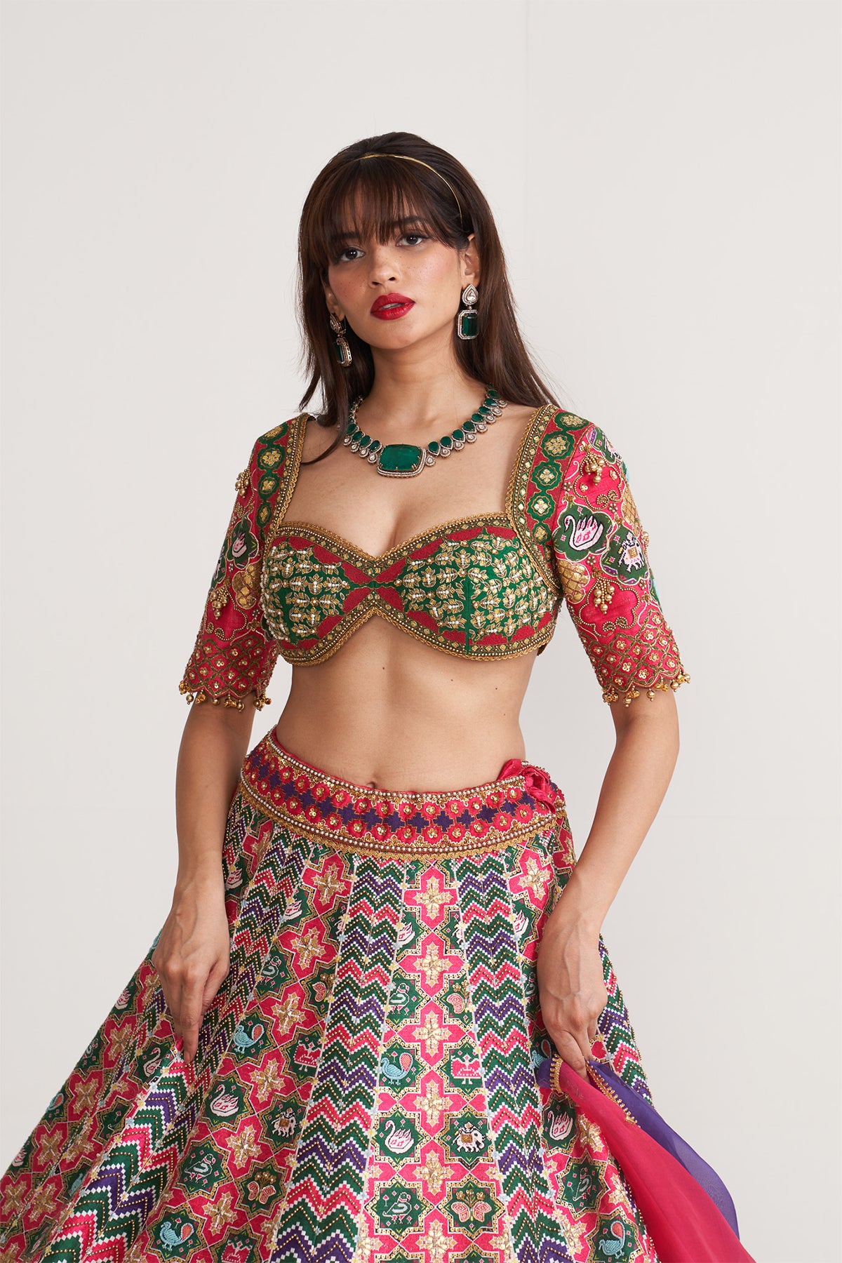 Heer patola lehenga