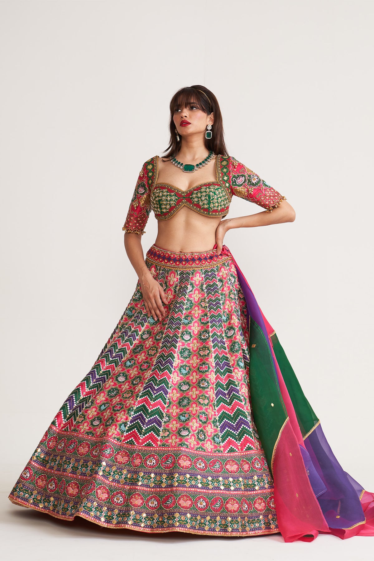 Heer patola lehenga