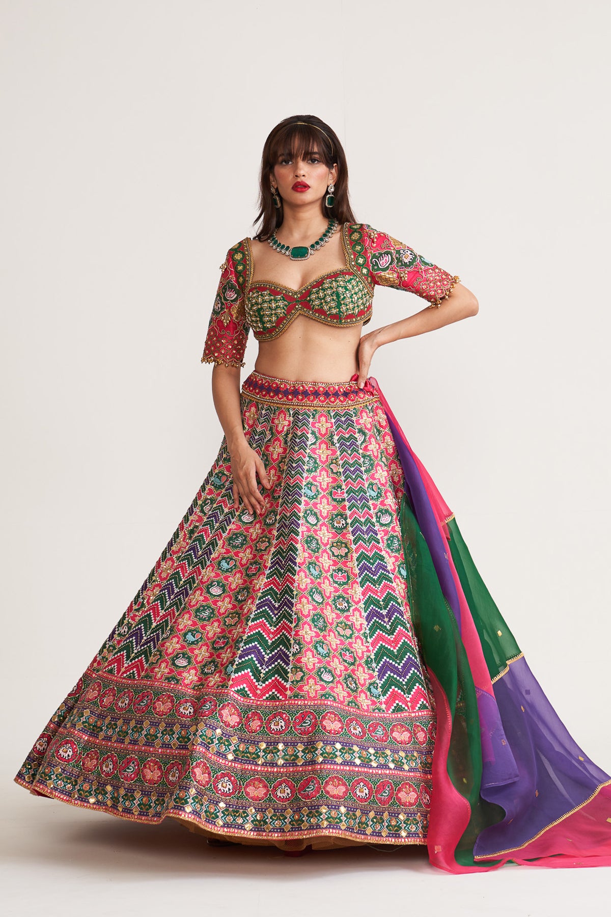 Heer patola lehenga