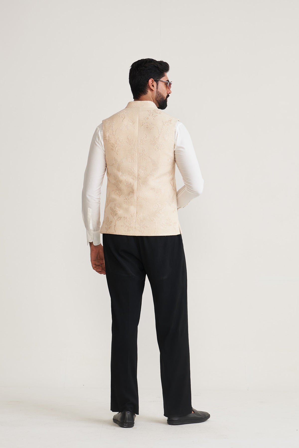 Cross stitch nehru jacket