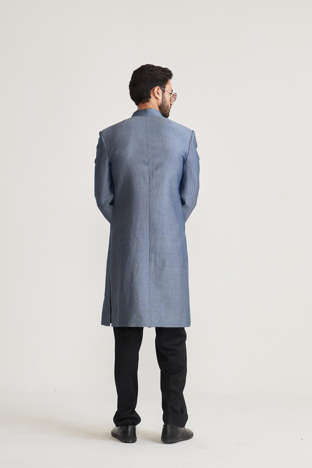 Herringbone achkan