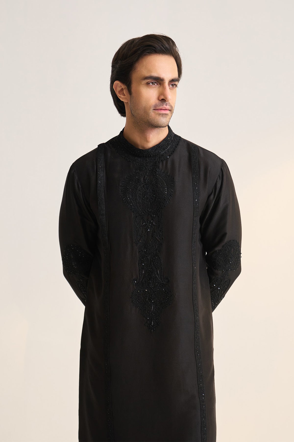 Dori embroidered long kurta
