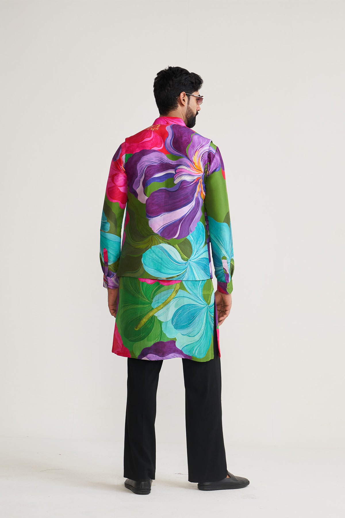 Painted petals waistcoat