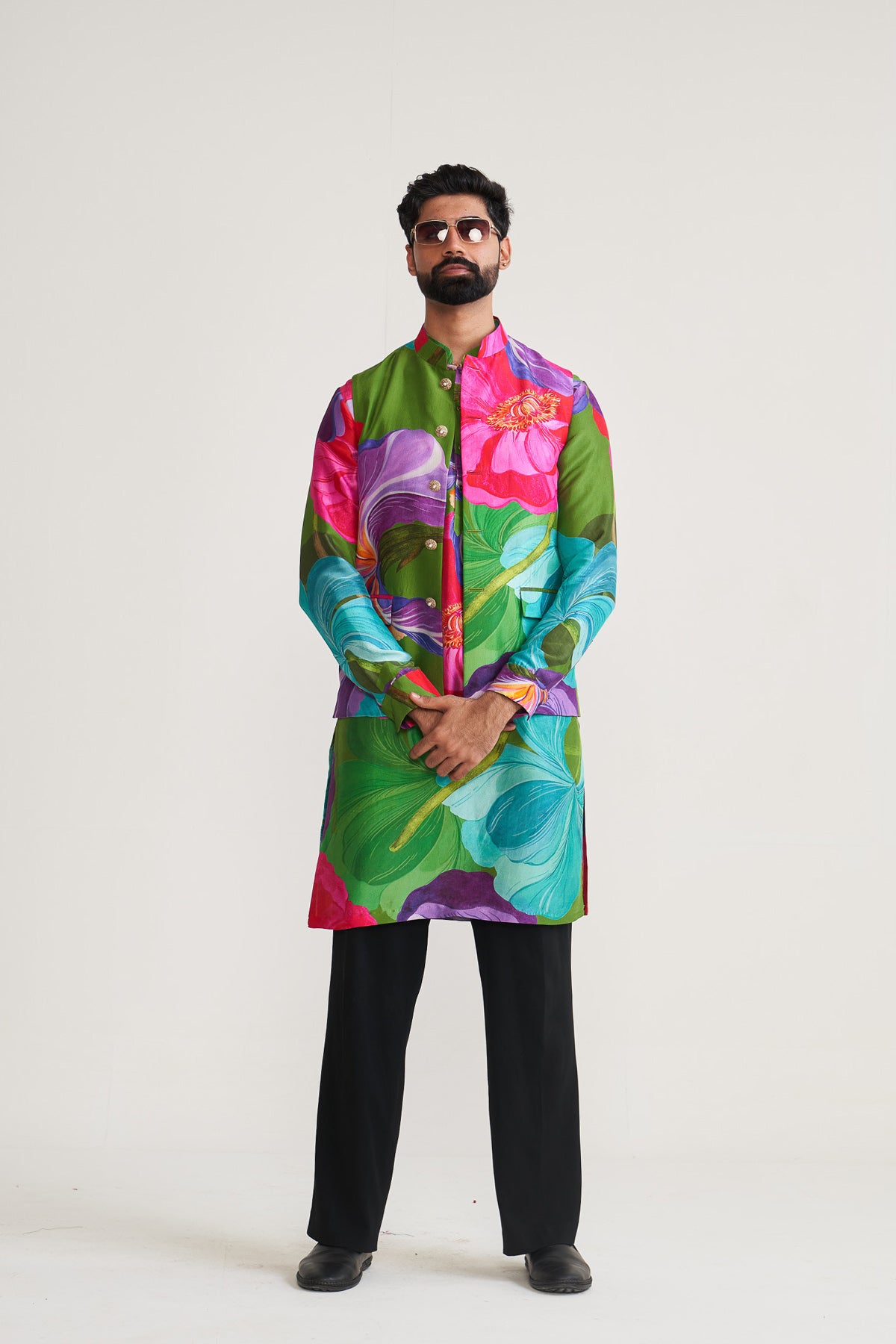 Painted petals waistcoat