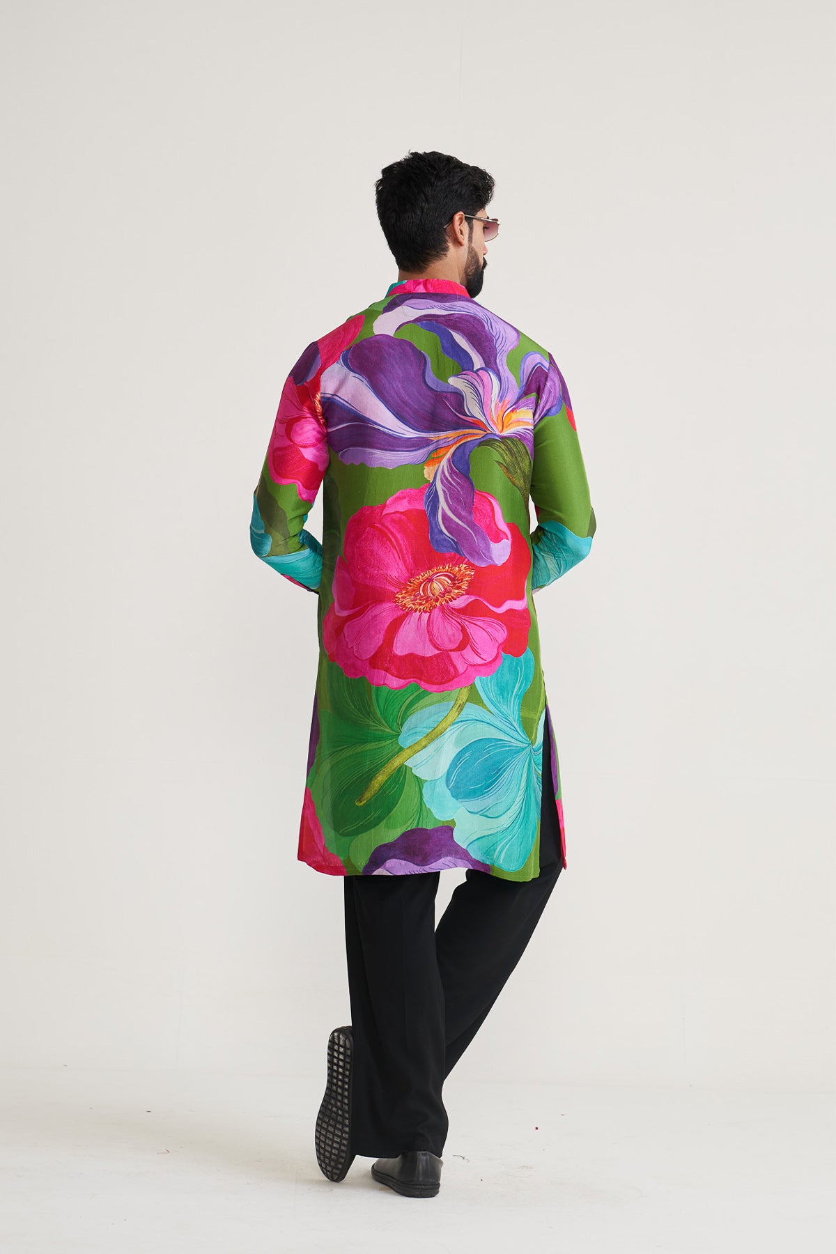 Painted petals kurta