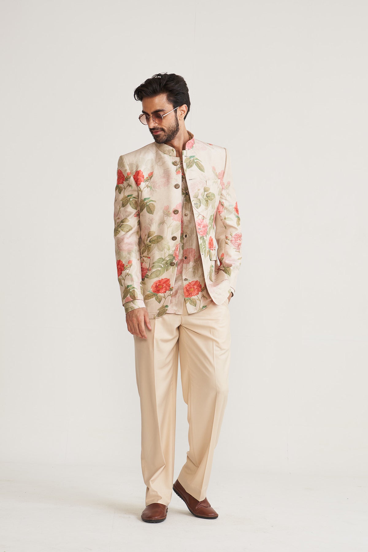 Vintage bloom ivory banghgala