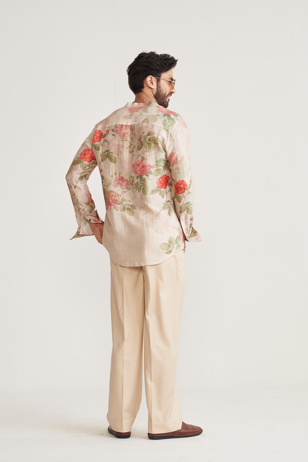 Vintage bloom ivory shirt