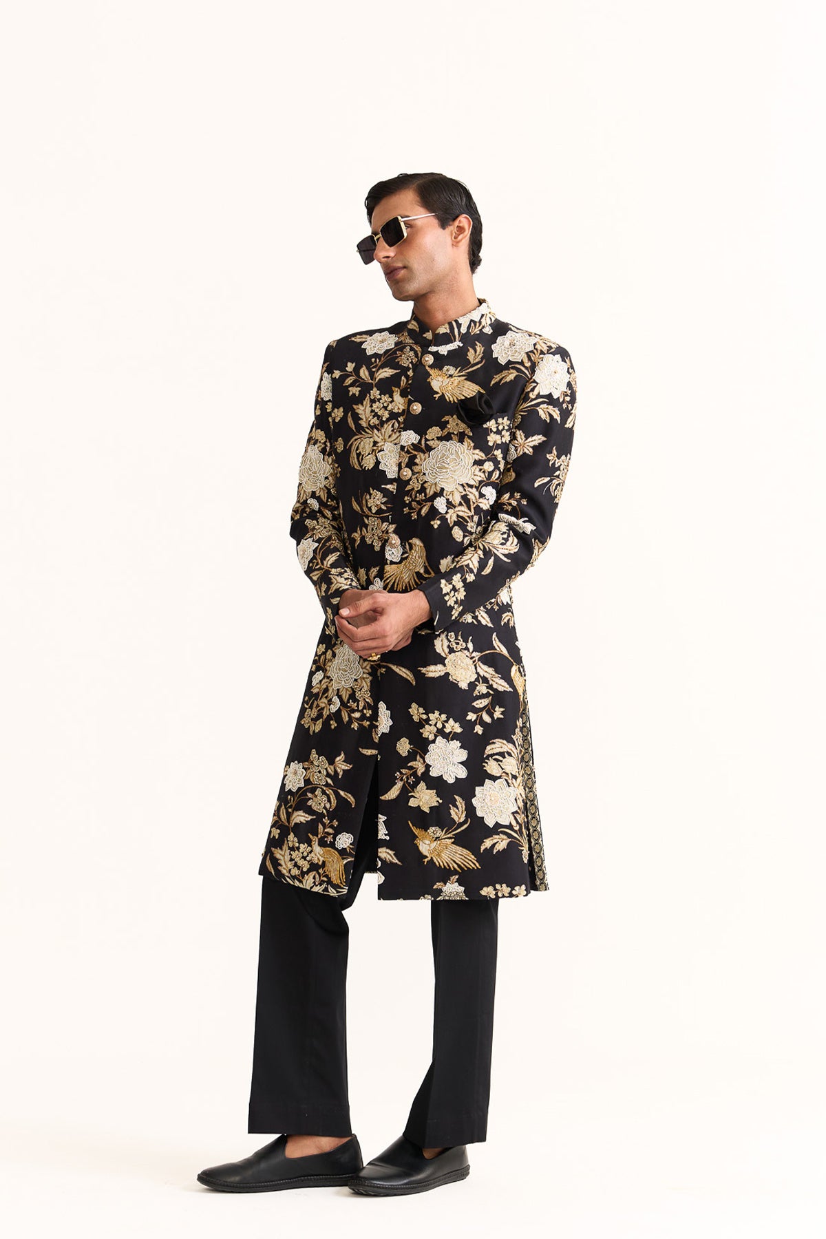 Parsi embellished achkan