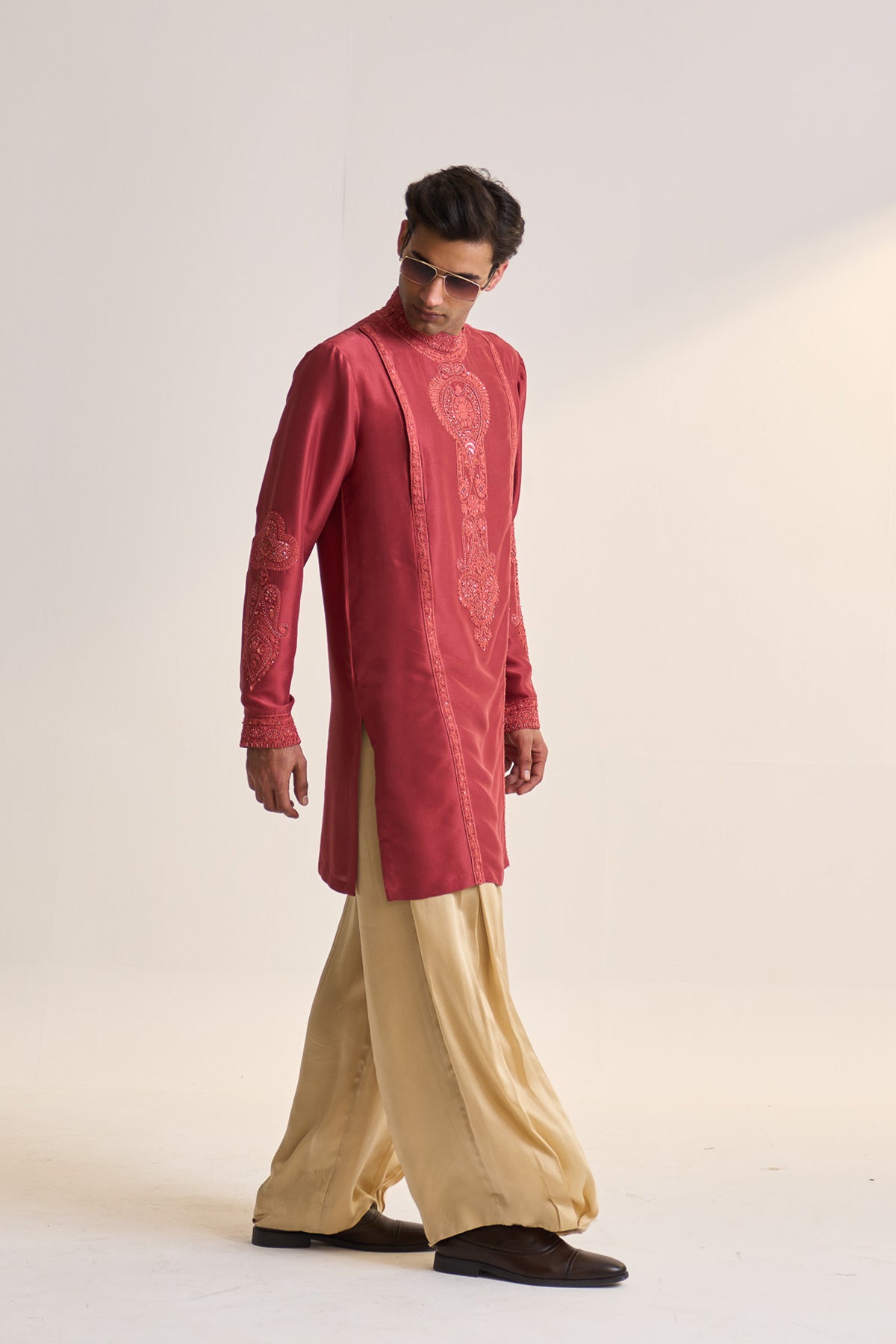 Dori embroidered long kurta