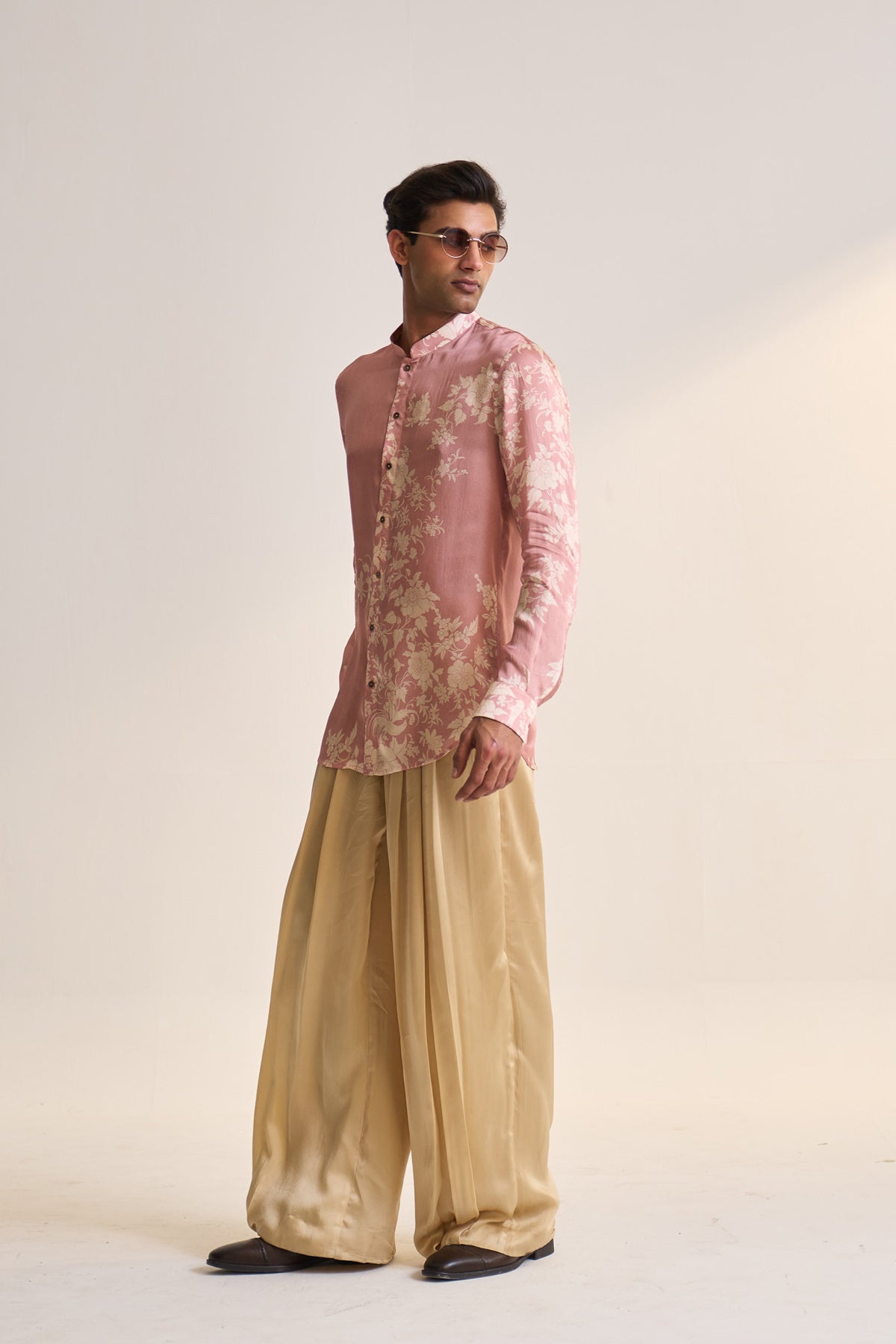 Summer parsi pink shirt