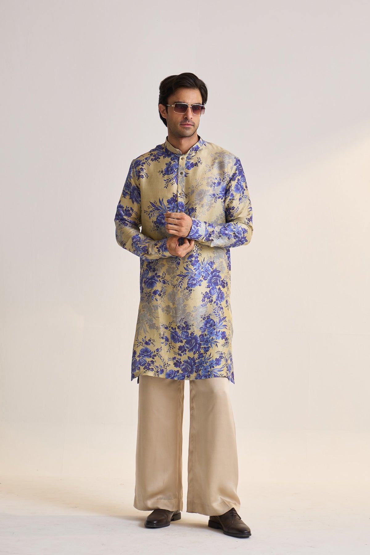 Blue moon printed kurta