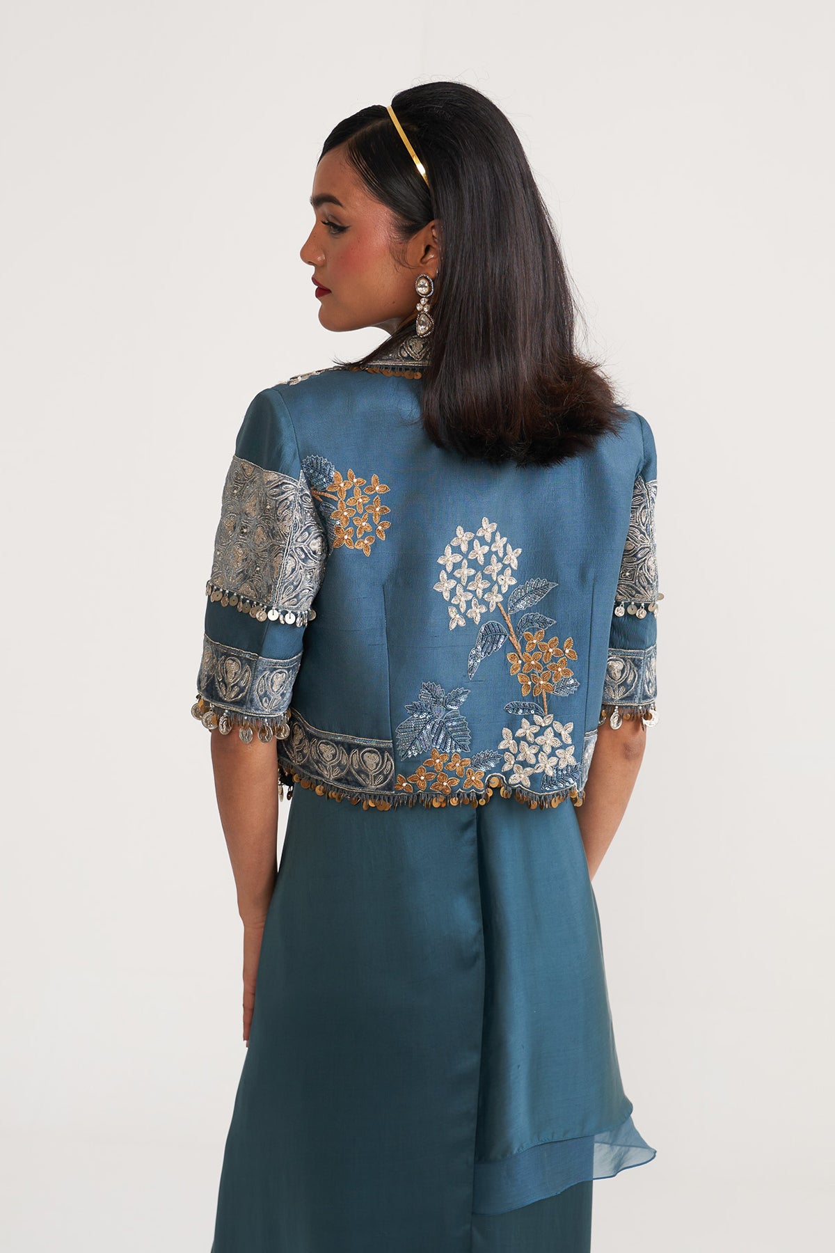 Moonflower Crop blazer dress