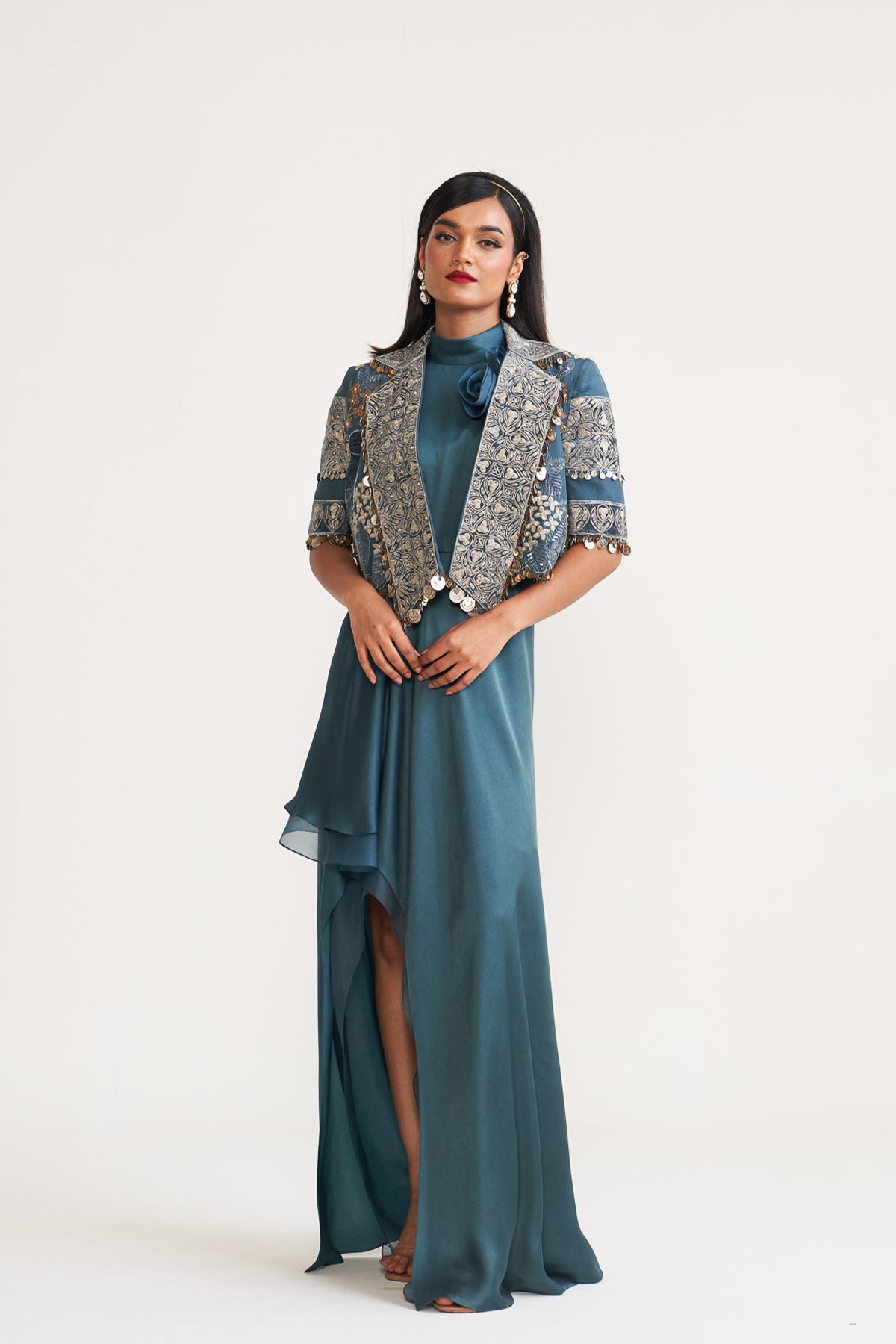 Moonflower Crop blazer dress